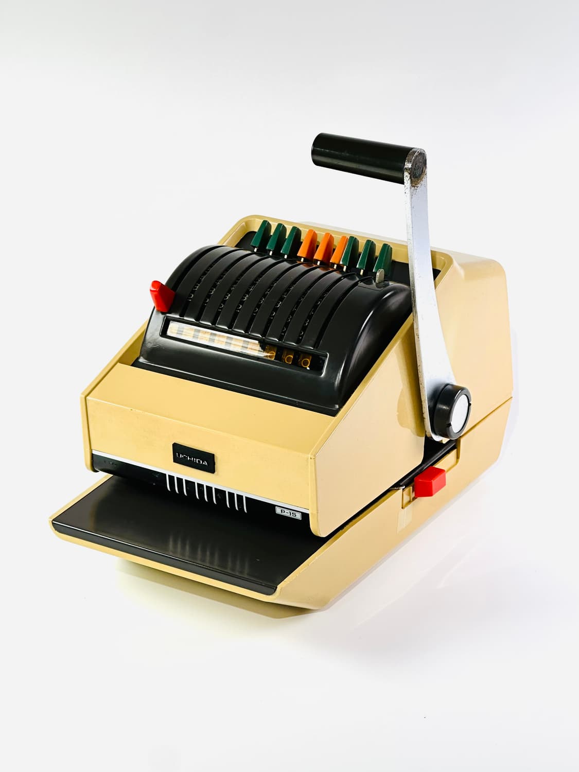 일본 빈티지 UCHIDA P-15 Check Writer 수표 작성기 상품이미지1