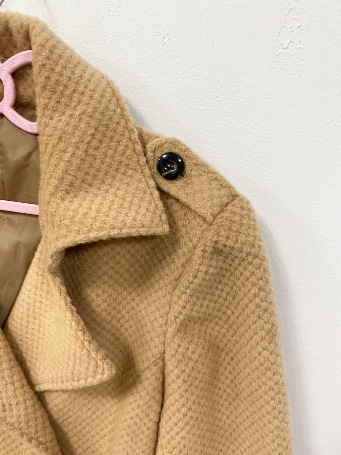 라떼갸루 리락쿠마 폭닥 미디 코트  상품이미지7