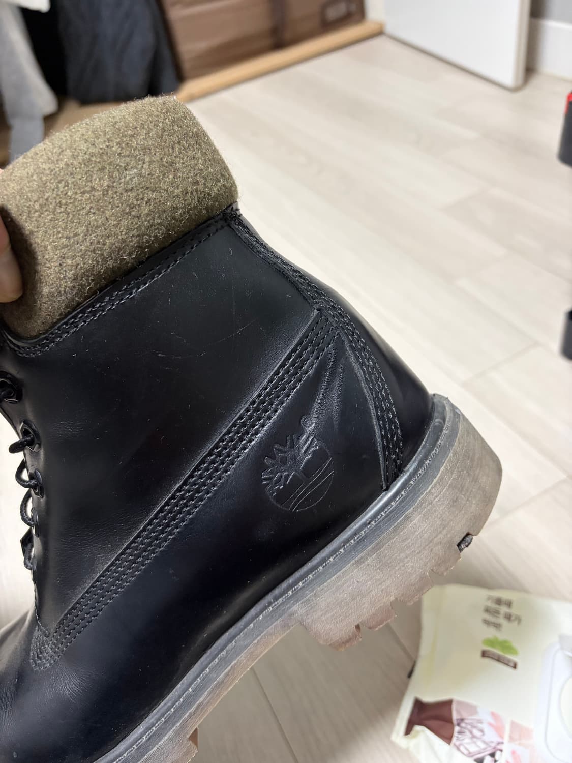 팀버랜드 블랙 워커 260mm 상품이미지4