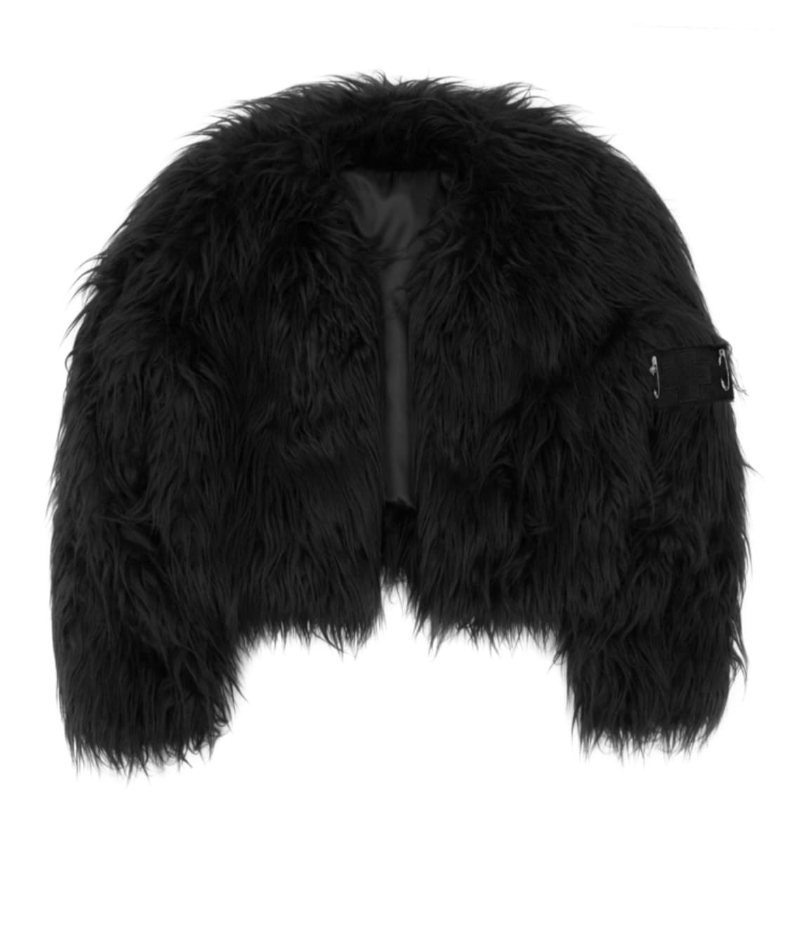 604서비스 FUR JACKET WITH ARMY PATCH IN BLA 상품이미지1