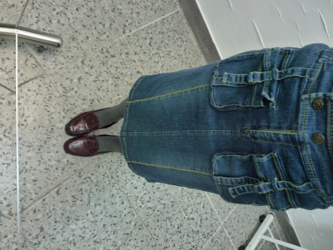 Stitch pocket denim skirt 상품이미지2