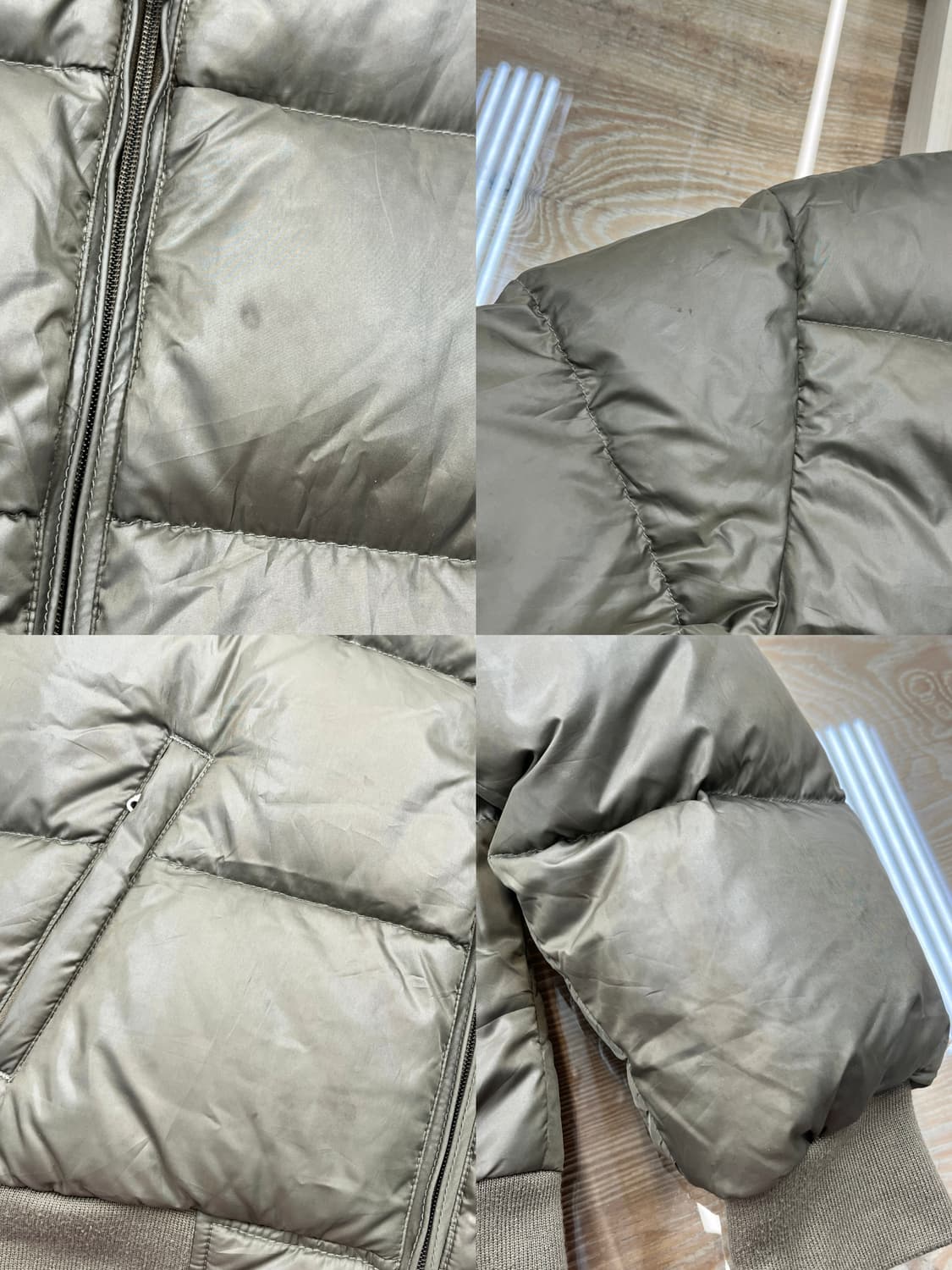 폴로진스 카키 패디드 다운 자켓 상품이미지8