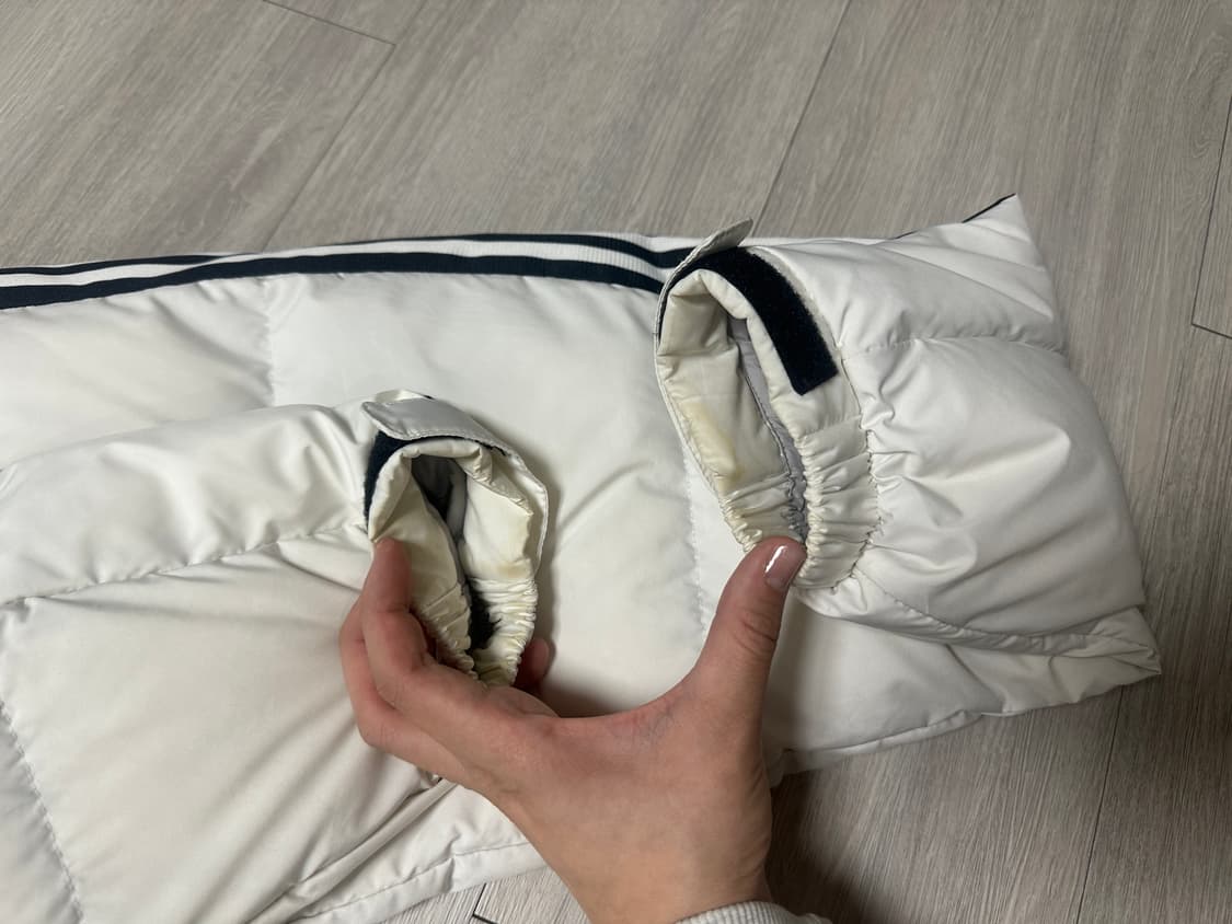 (드라이o) 아디다스 삼선 패딩 화이트 xl 상품이미지9