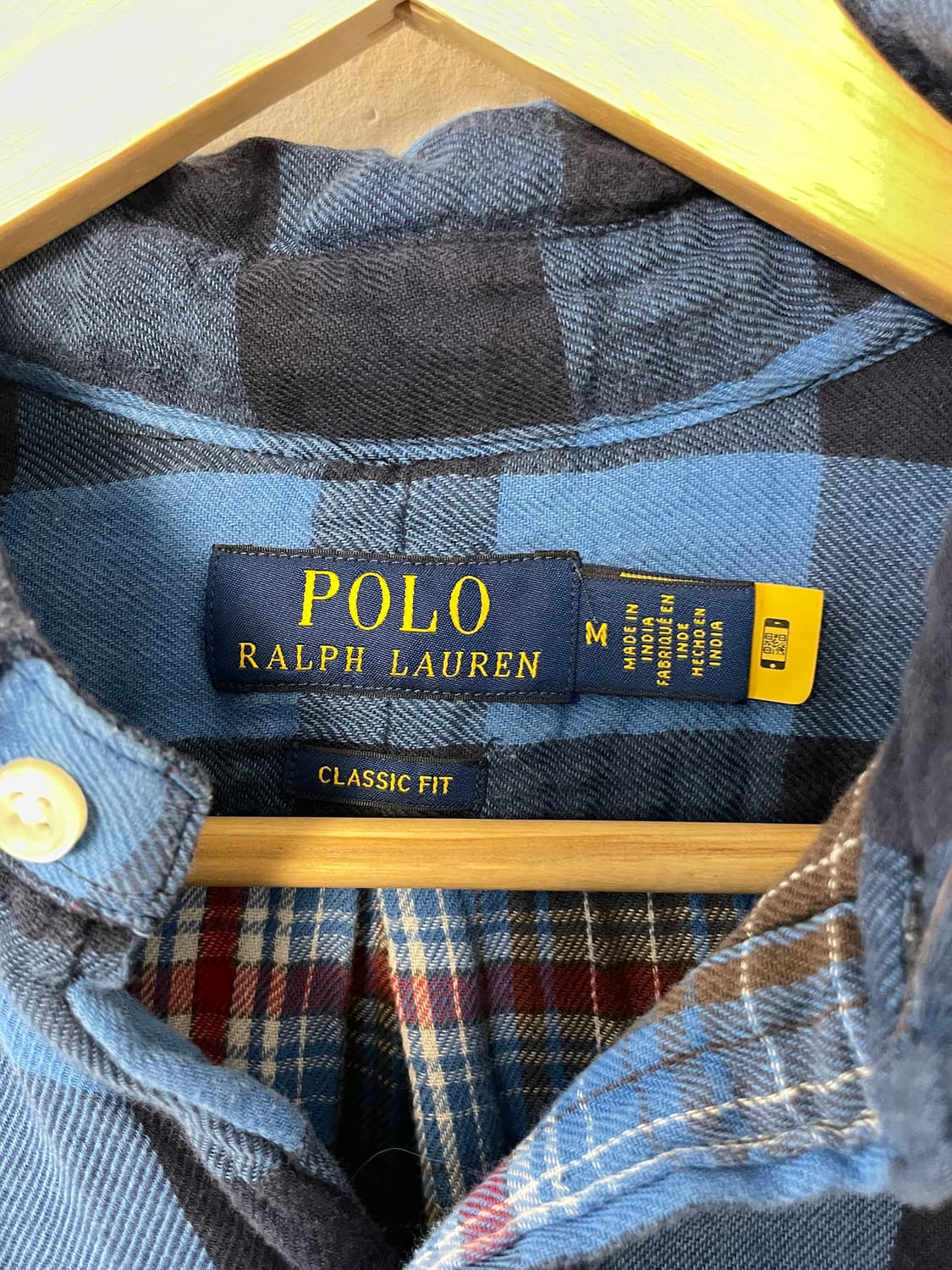 폴로 버튼다운 체크 셔츠  상품이미지5