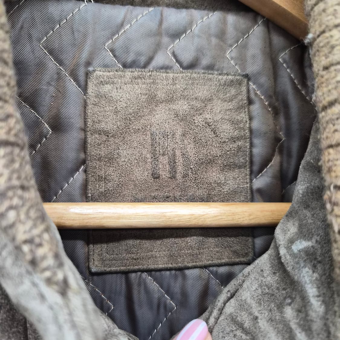 브라운 소가죽 자켓 남성 L 상품이미지4