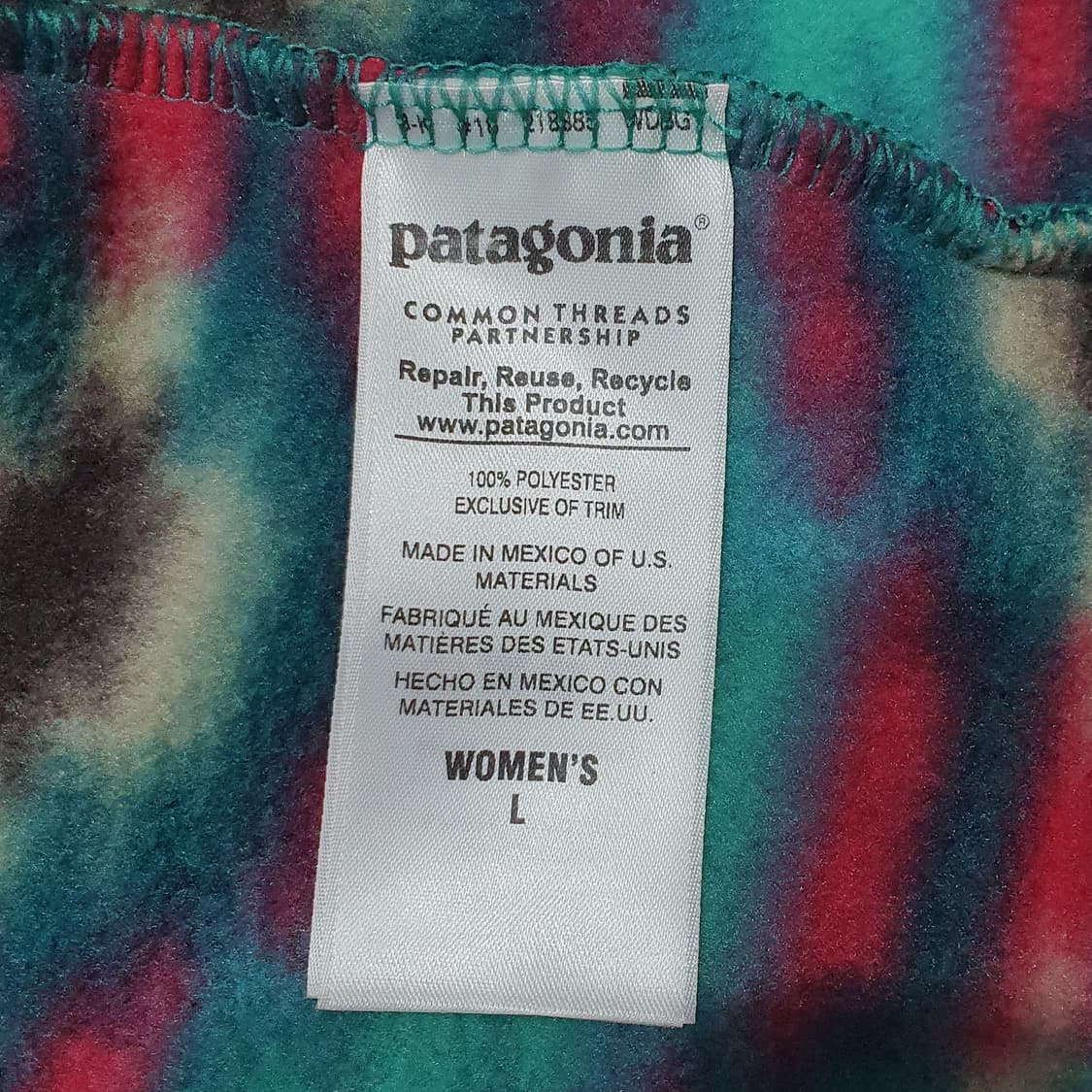 파타고니아 신칠라 스냅티 아즈텍 여성 L (100) 상품이미지8