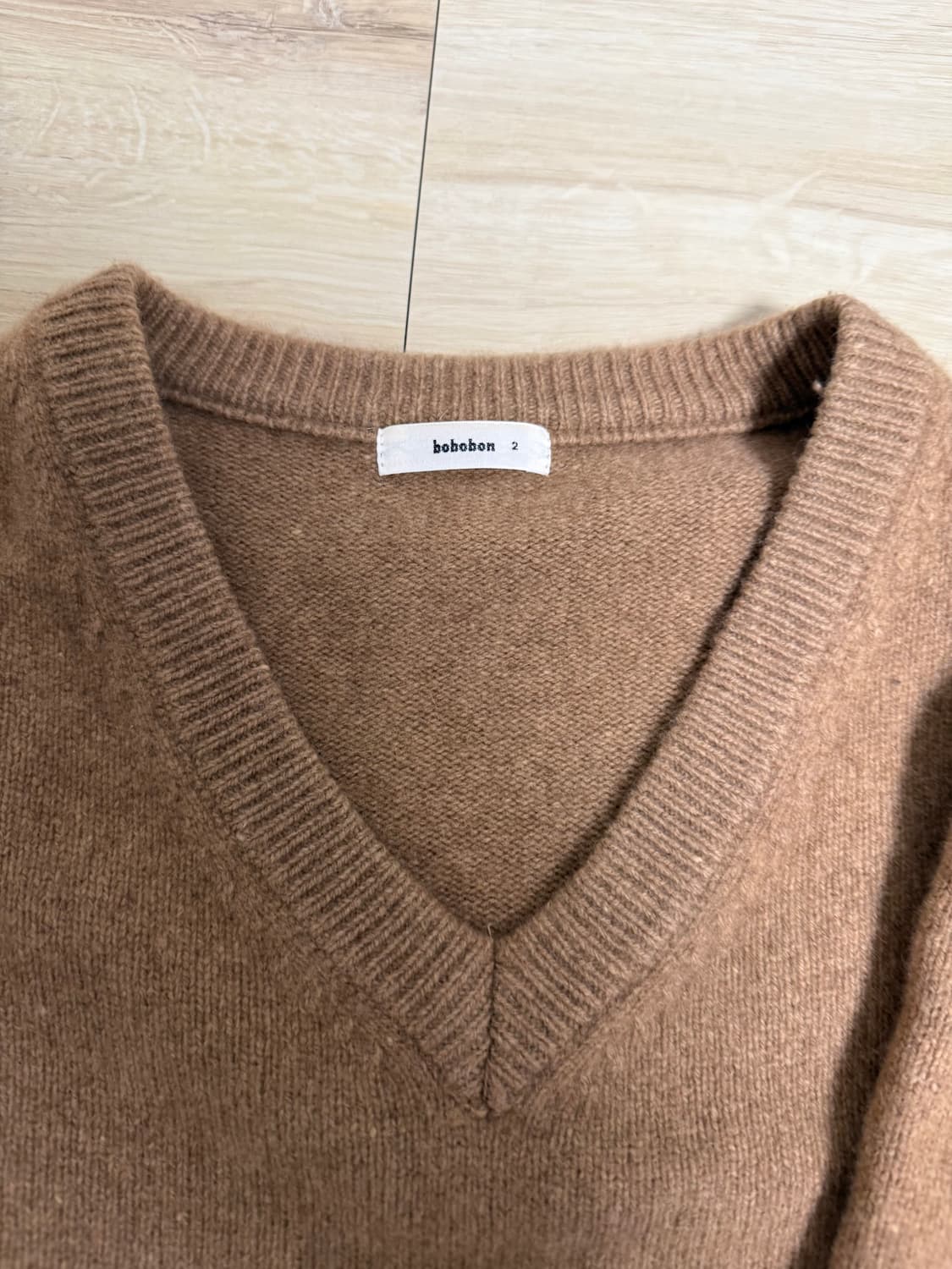 우드비 보보봉 니트 2사이즈 상품이미지3