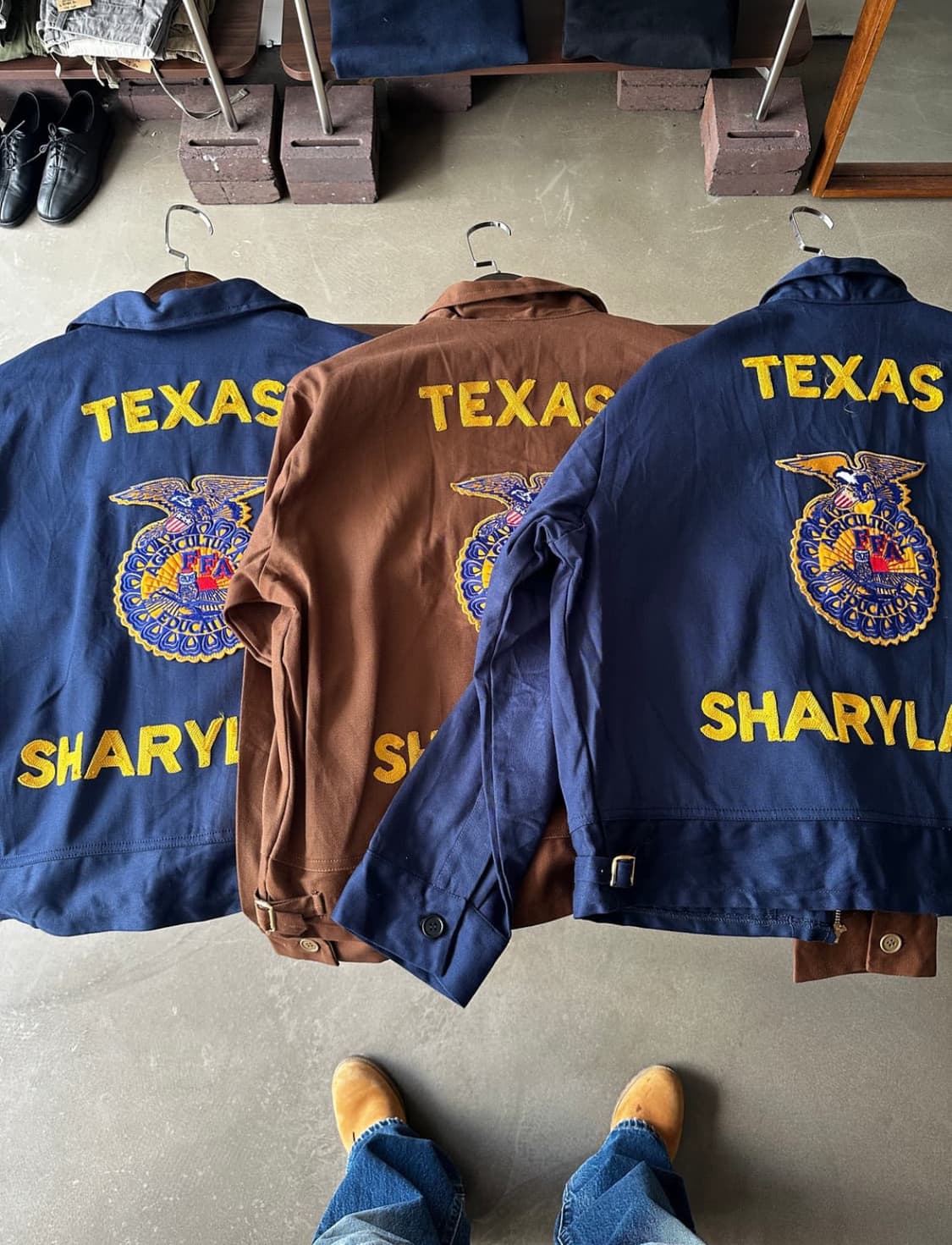 USA FFA cotton work jacket 코튼 워크자켓 브라운 상품이미지3