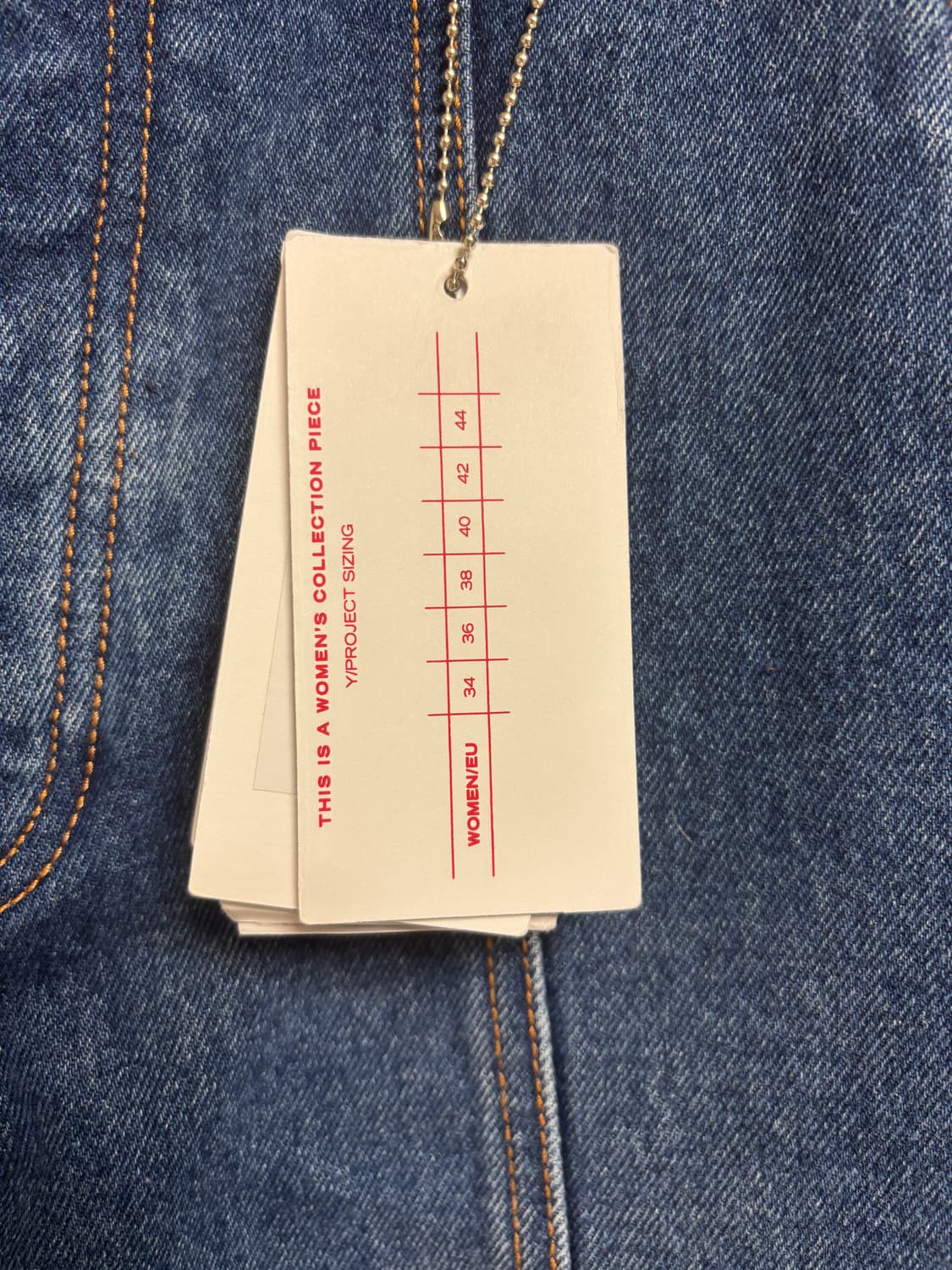 와이프로젝트 데님 팬츠(네이비, 25) 상품이미지5