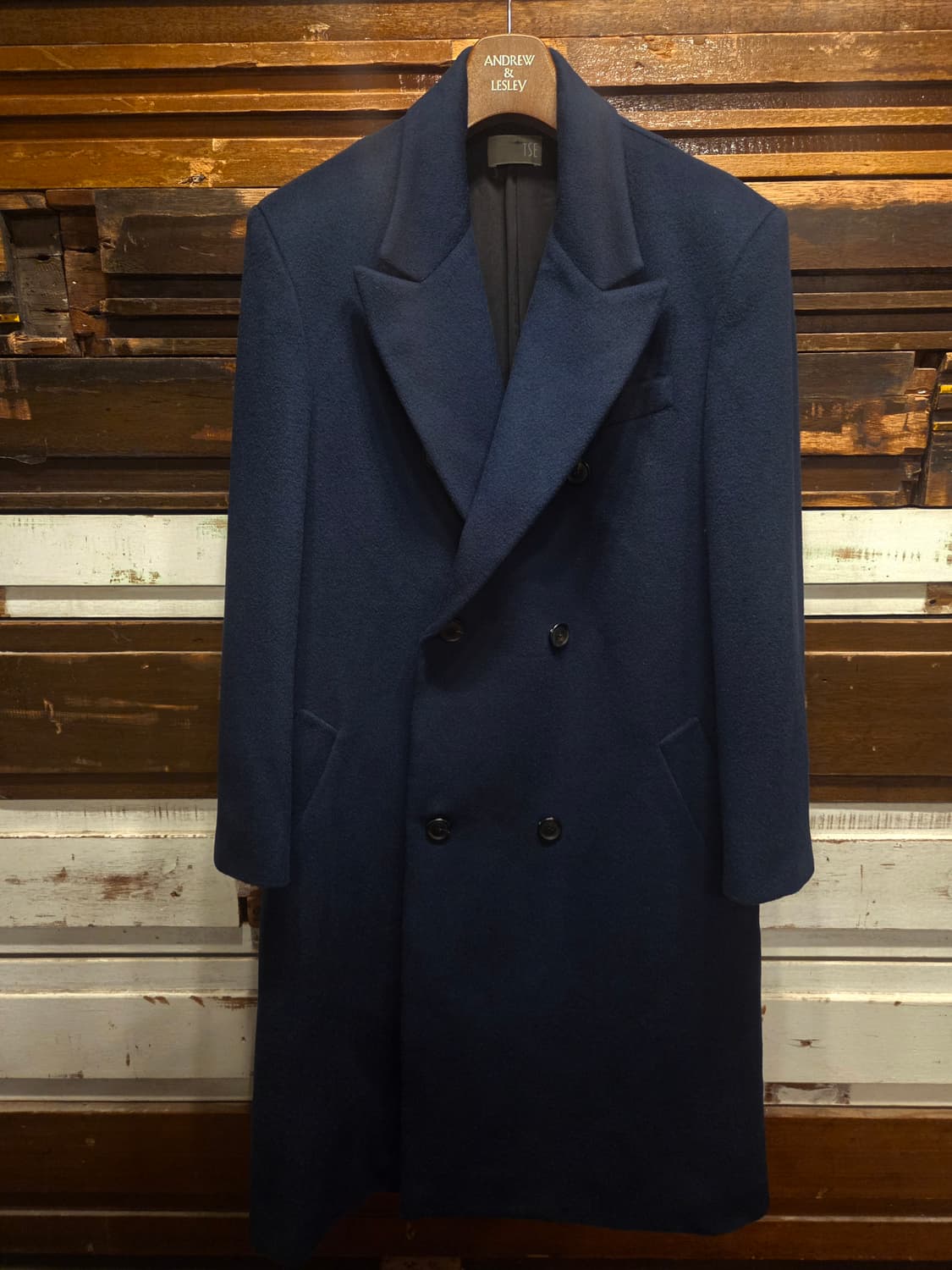 tse 캐시미어 더블브레스티드코트 상품이미지2