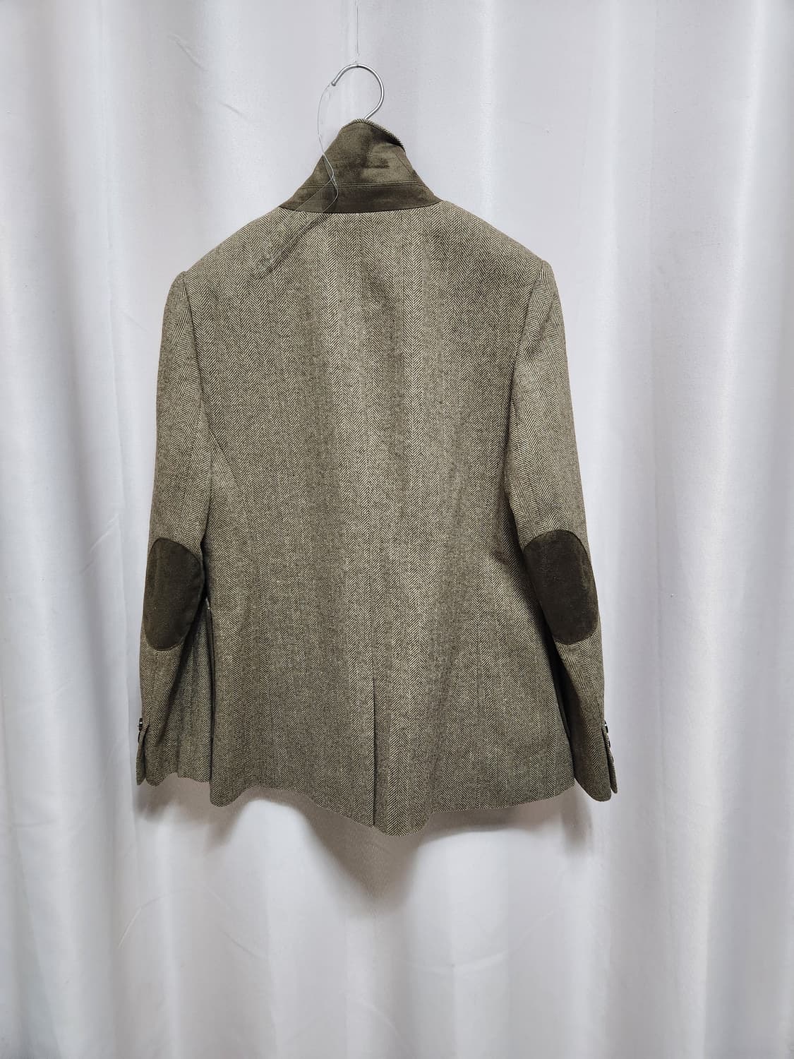 미착용급 럭키브랜드 헤링본 여성 울자켓 상품이미지7