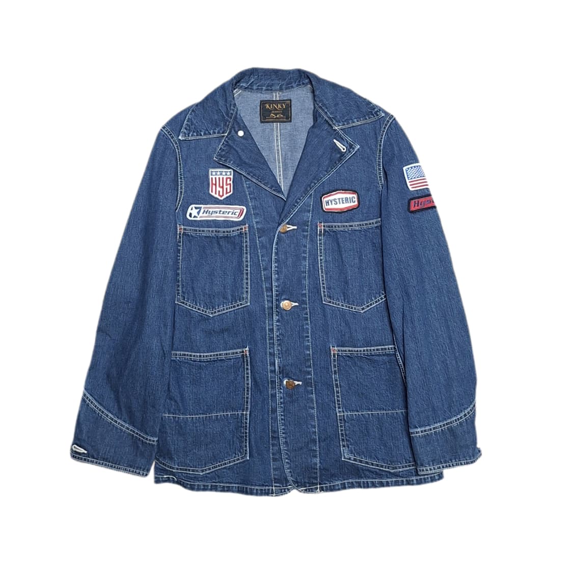 히스테릭글래머 킨키진즈 데님 커버올 상품이미지1