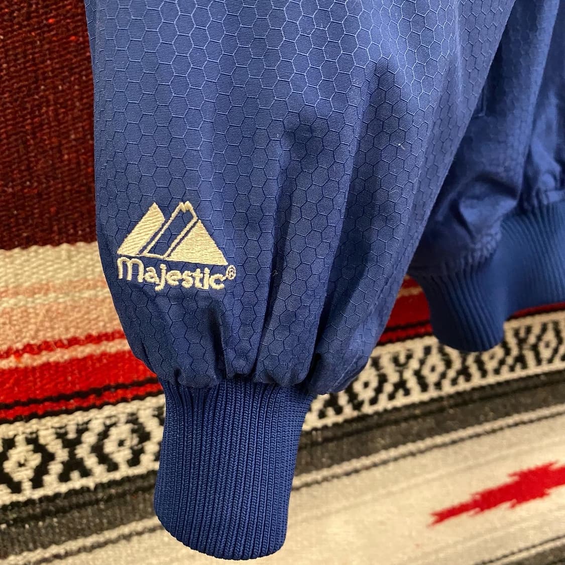 90s USA 마제스틱 시카고컵스 선수용 덕아웃자켓 상품이미지9