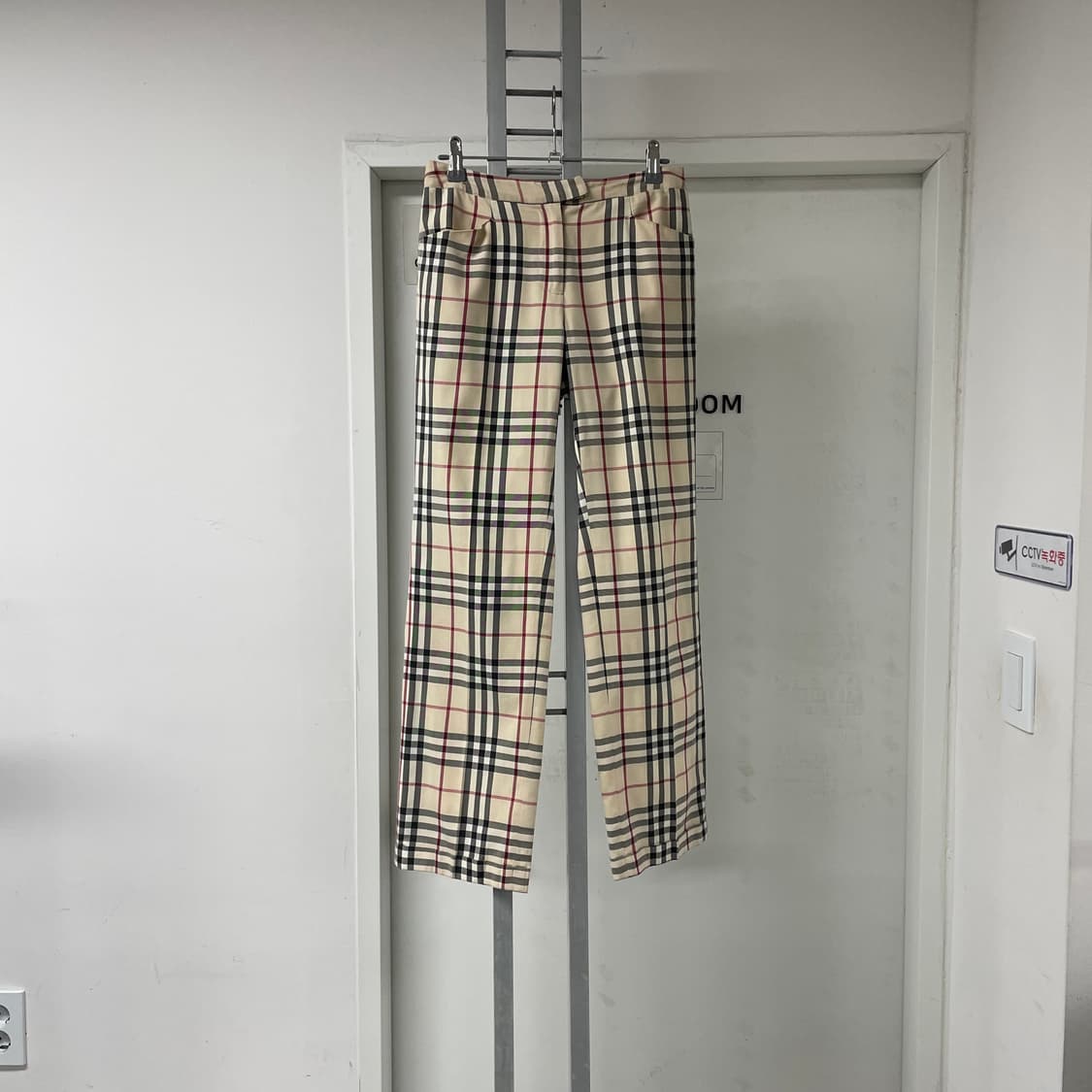 버버리 노바 체크 팬츠 베이지 M(W) 상품이미지1