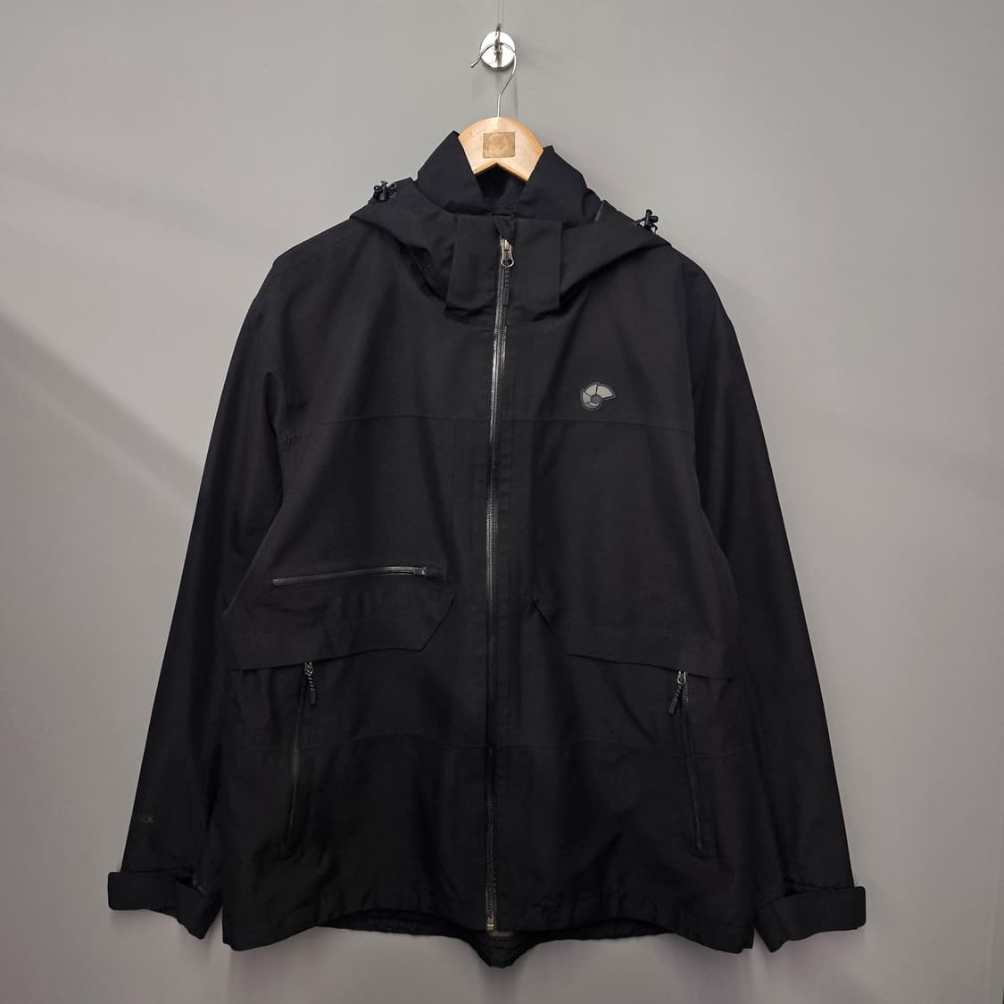 네파 고어텍스 후드 바람막이 블랙 상품이미지1