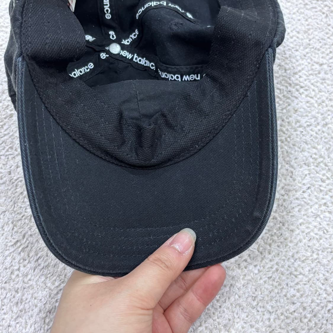 56 뉴발란스 보스턴 블랙 볼캡 0402E 상품이미지5