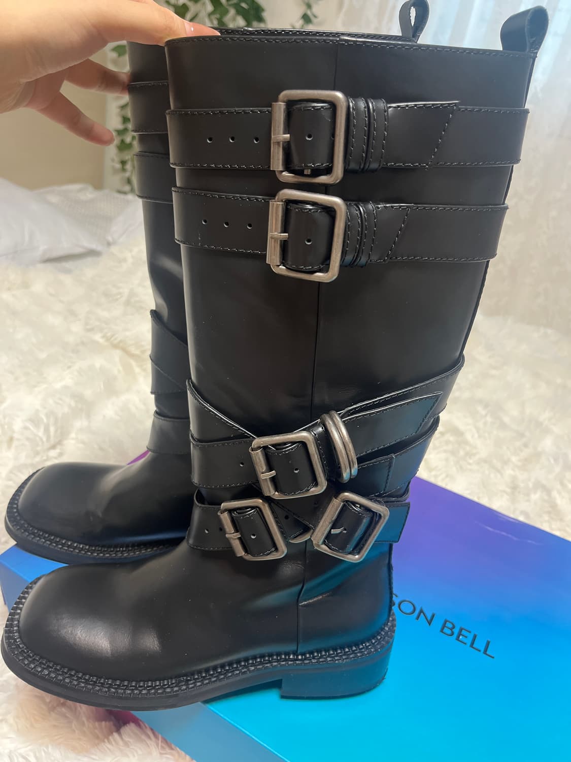 앤더슨벨 레이어드 스트랩 부츠 상품이미지3