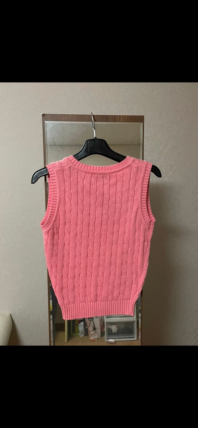 페일제이드 니트 조끼 핑크 (새상품) 상품이미지2