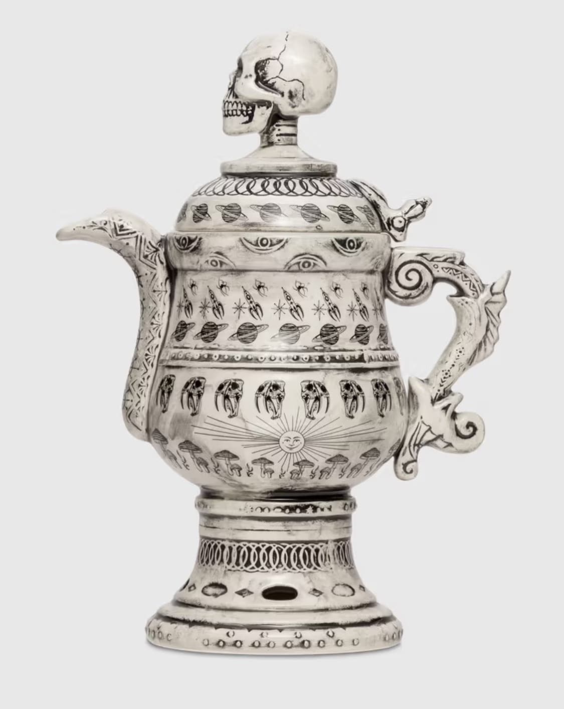 네이버후드 닥터우 22SS 스컬 헤드 인센스 챔버 블랙 F 상품이미지2