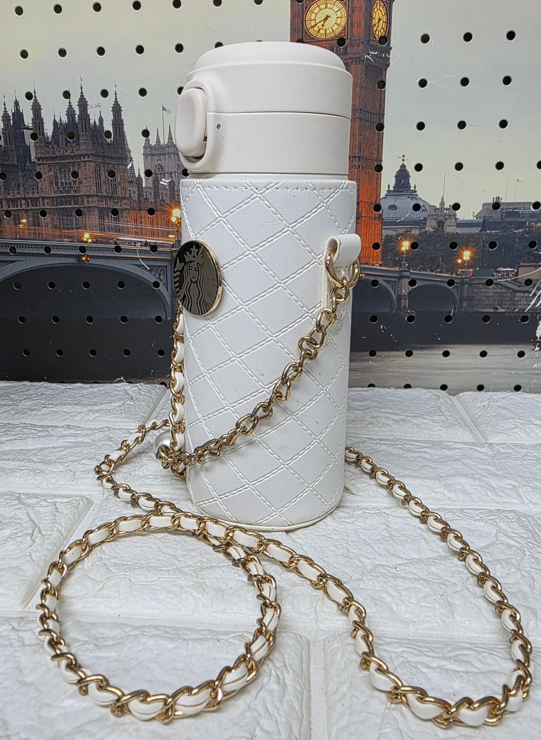 한정판/ 스타벅스 텀블러 스페셜 에디션 누빔 진주 체인스트랩 GE03 상품이미지4