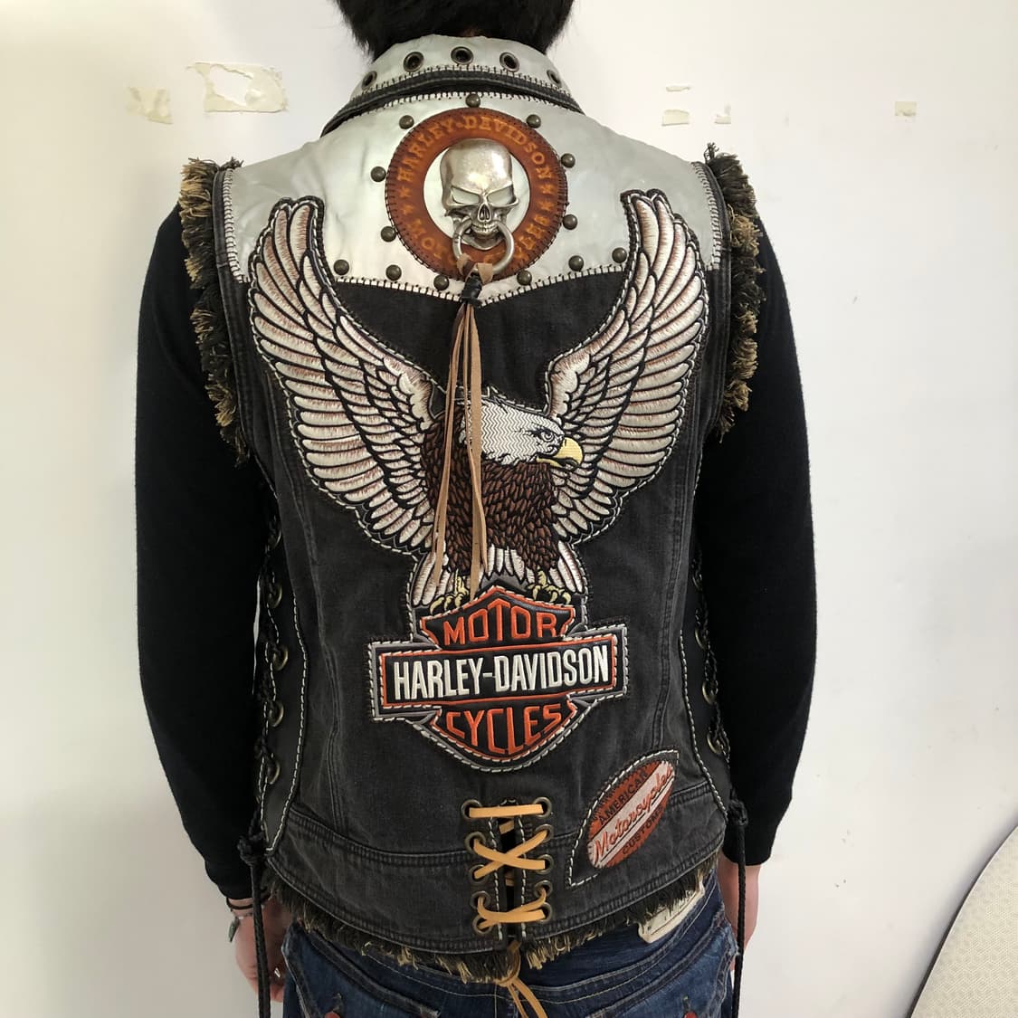 허프아이젠 할리데이비슨 커스텀 조끼  상품이미지4