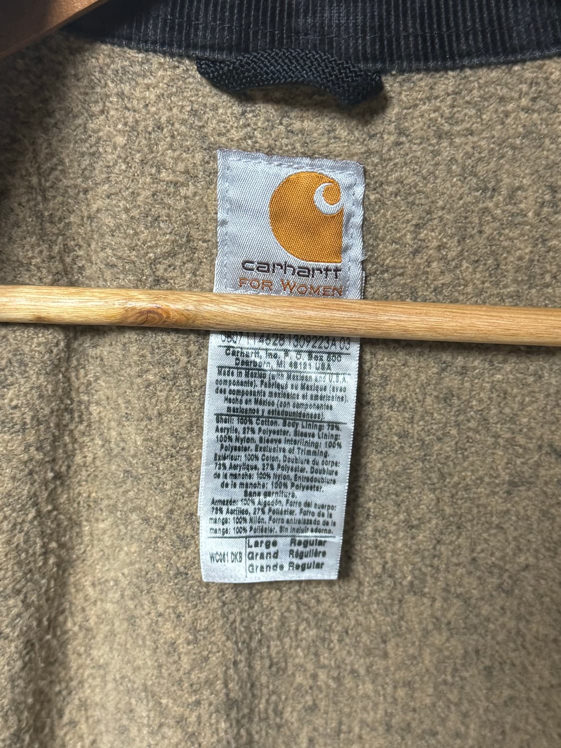 칼하트 c061 디트로이트 브라운 워크 자켓 상품이미지6