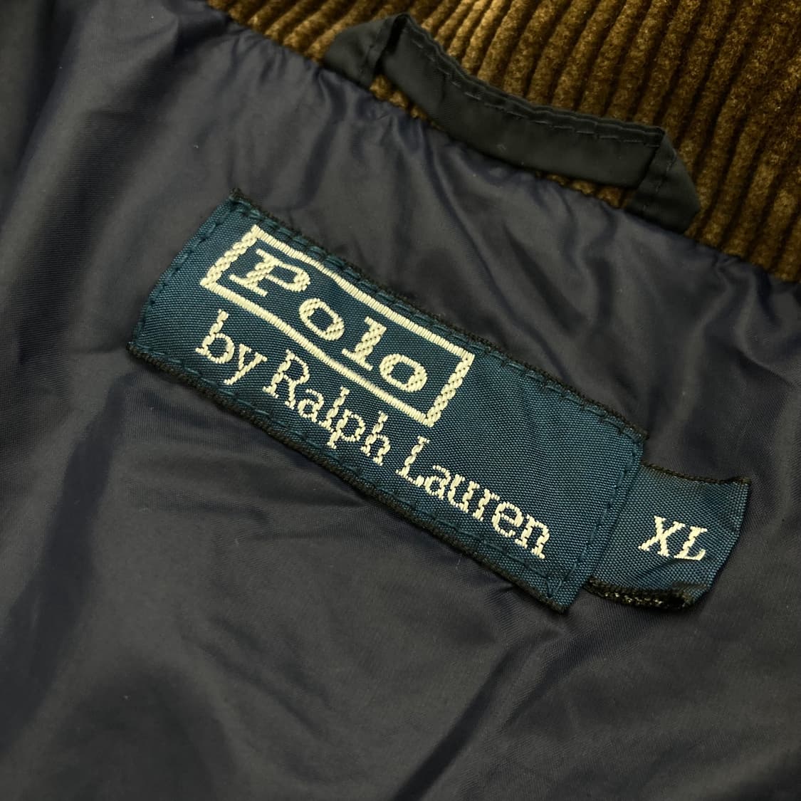 폴로랄프로렌 빈티지 코듀로이 카라 네이비 퀼팅자켓 상품이미지8