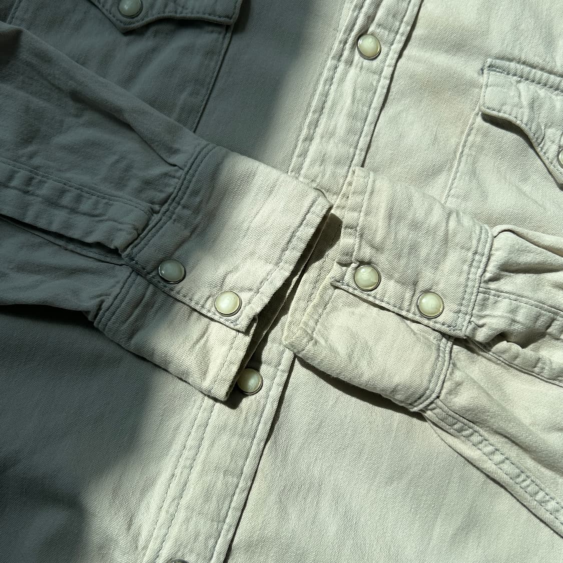 산드로 웨스턴 베이지 셔츠 상품이미지4