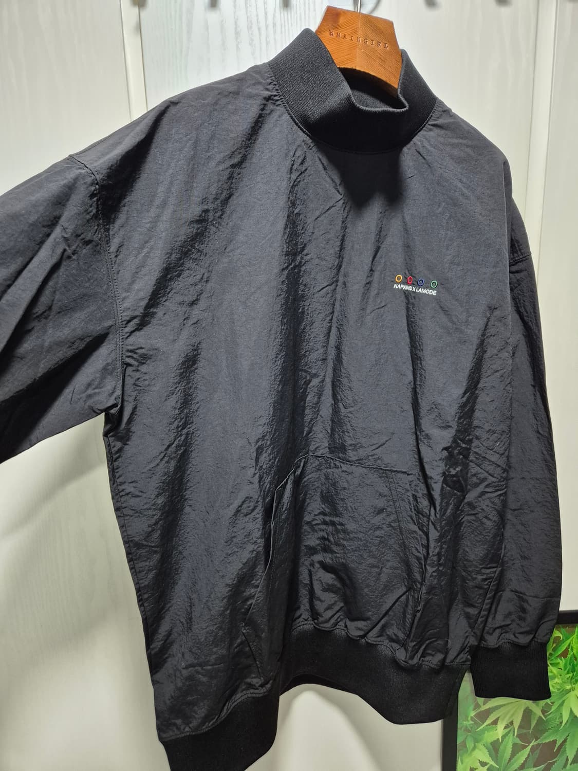 (세일)(새상품)라모드치프 블랙 트레이닝 아노락 세트 상품이미지6