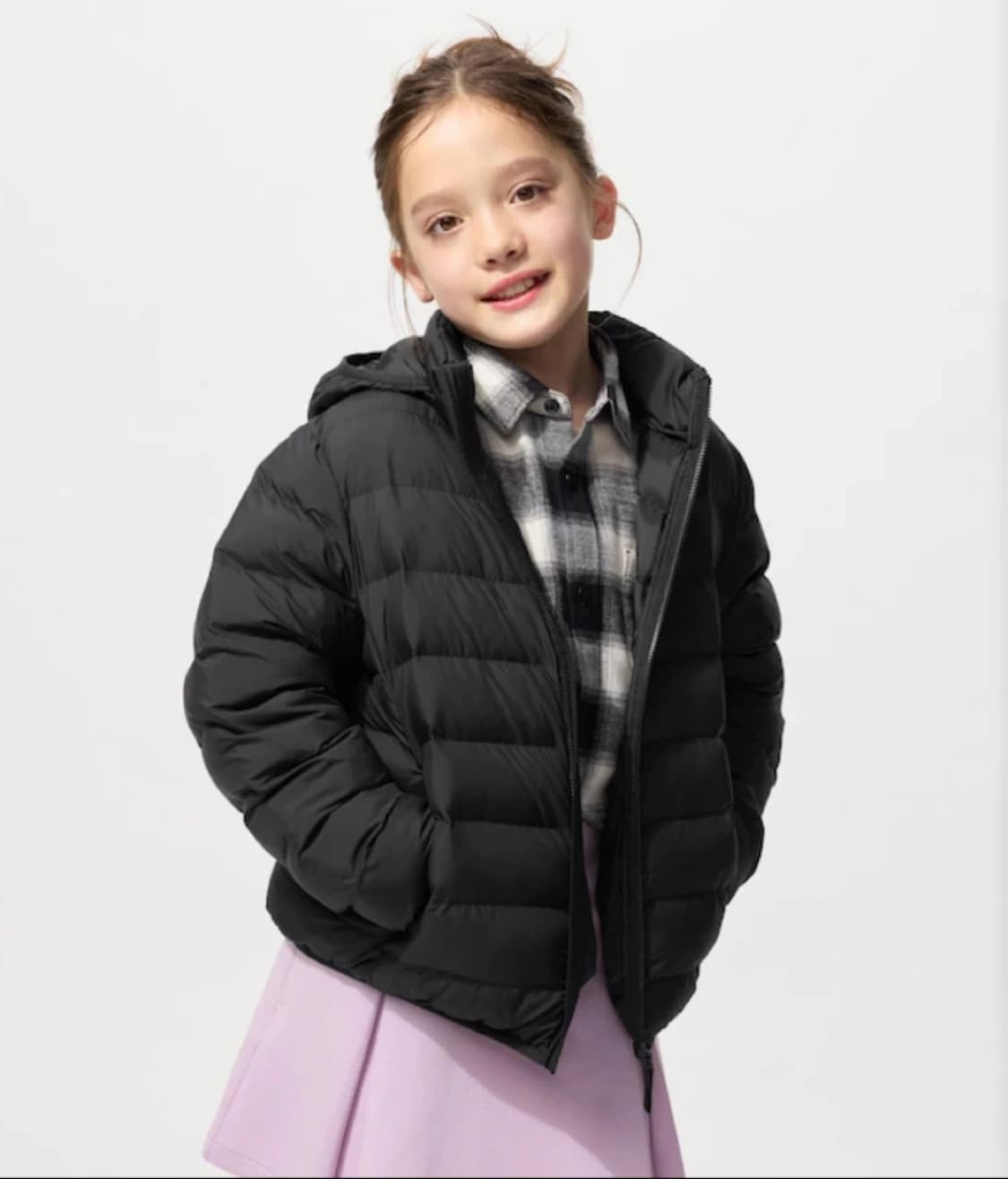 유니클로 키즈 경량패딩 블랙 160 상품이미지1