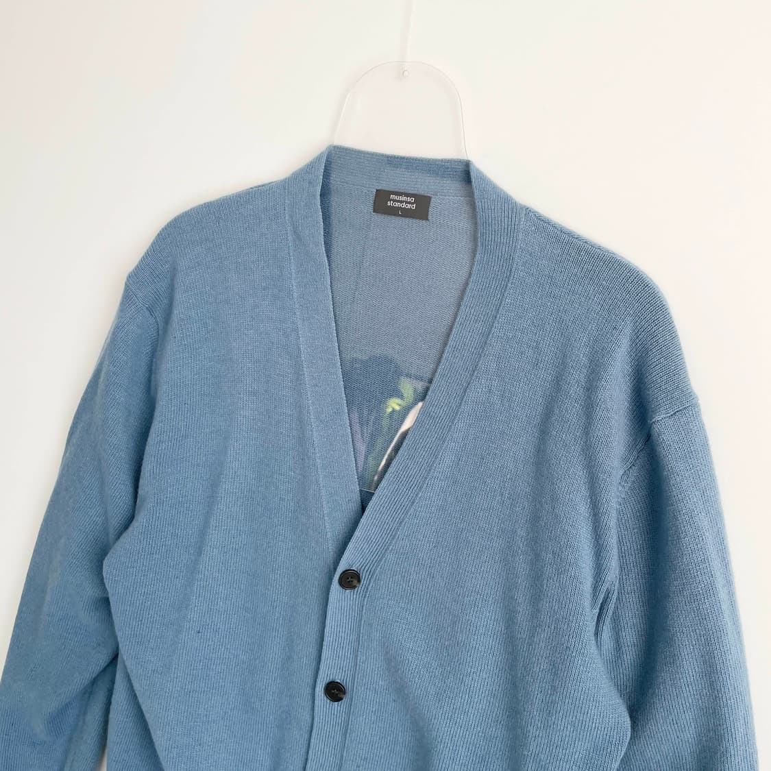 F2 무신사 스탠다드 미니멀 니트 가디건 100사이즈 상품이미지2