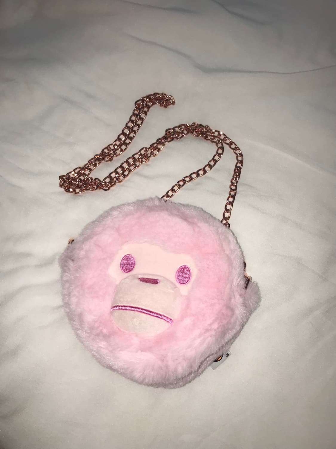 Bape 베이프 베이비 마일로 플러시 크로스바디백 핑크 상품이미지3