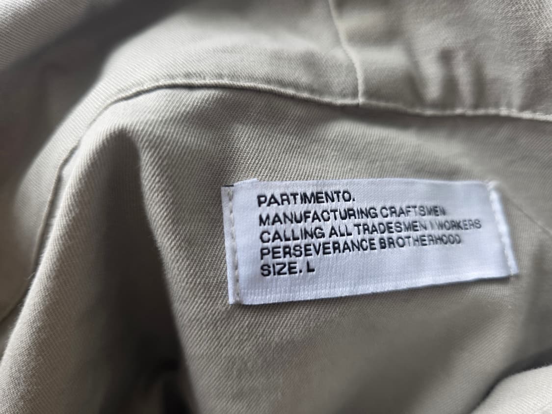 파르티멘토 코드 후드집업 자켓 스모크 그레이 L 상품이미지4