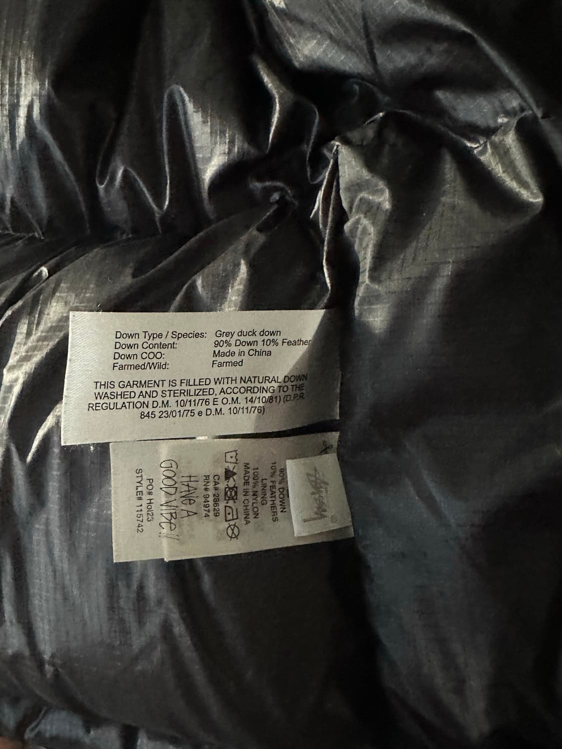 스투시 립스탑 패딩 상품이미지4