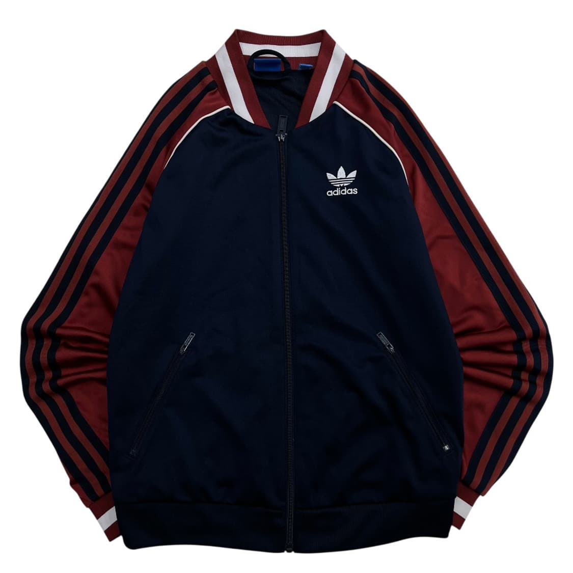 아디다스 네이비라인 와인배색 네이비 트랙탑 90 상품이미지2