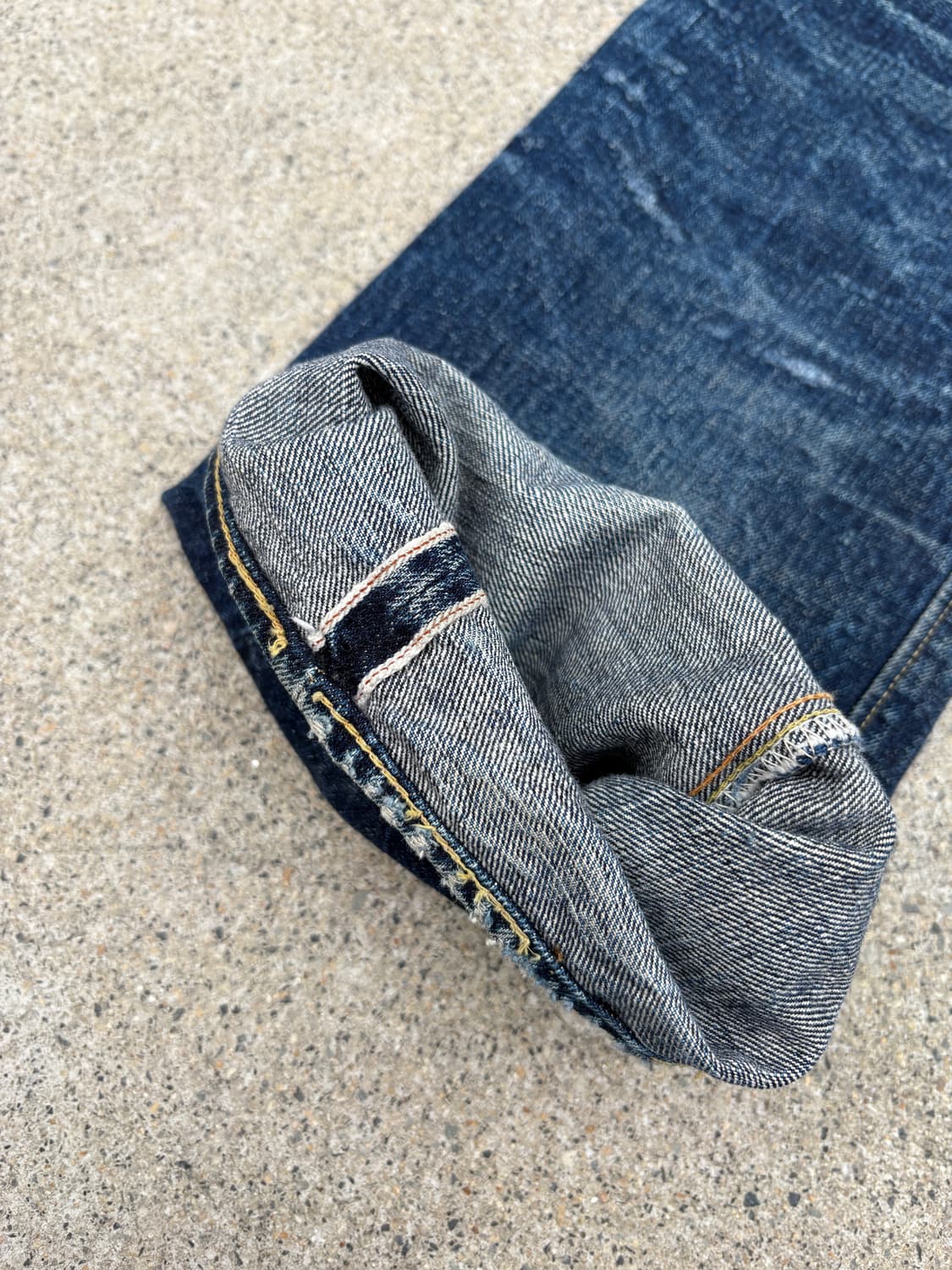 드님 by 웨어하우스 셀비지 데님 팬츠 상품이미지8