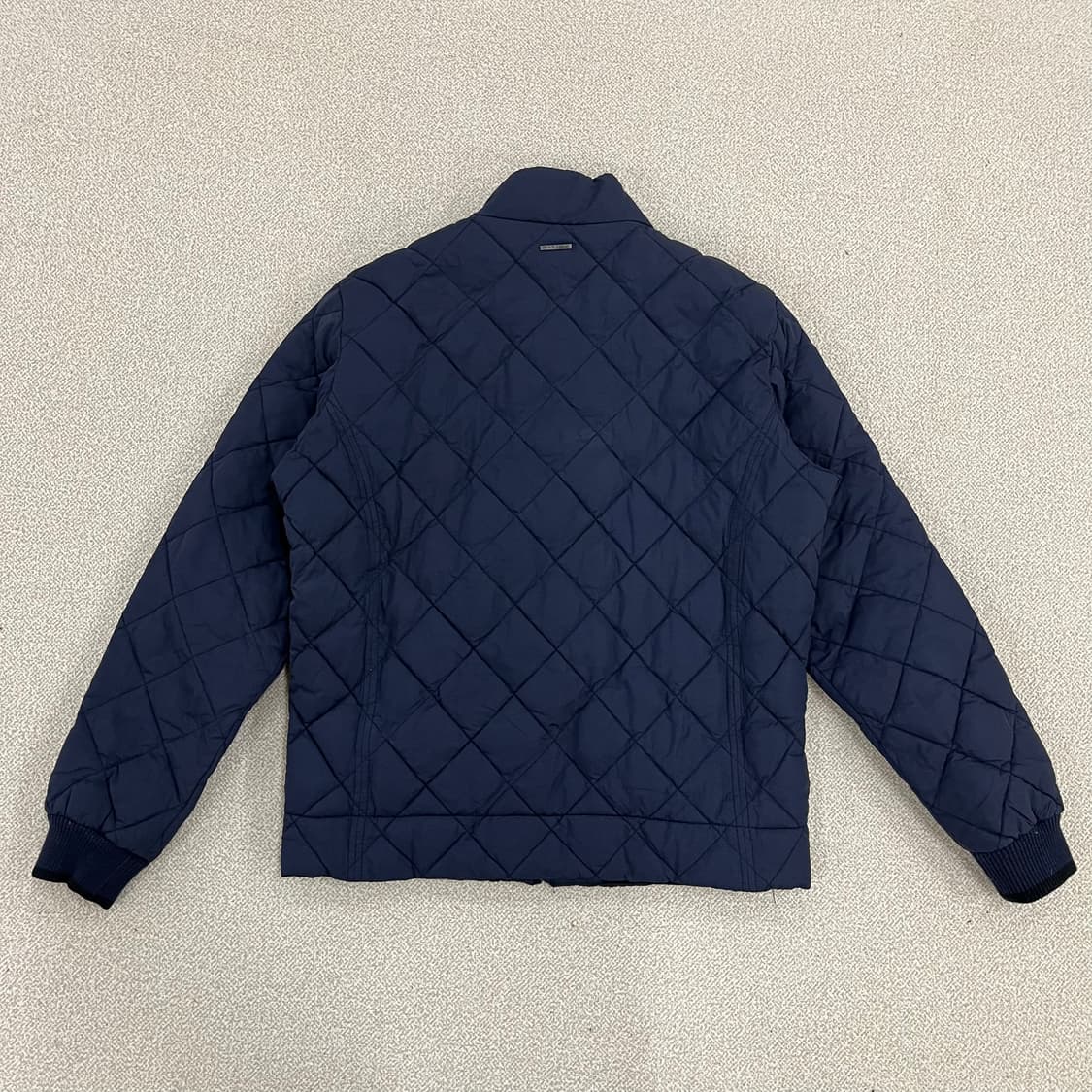 [L] 버커루 네이비 퀄팅 블루종 패딩 자켓 0108M1 상품이미지4