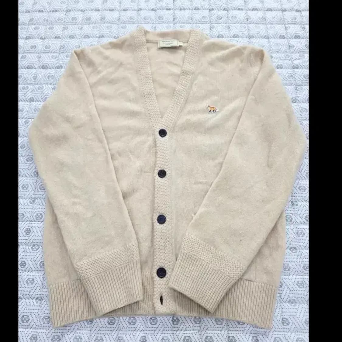 메종키츠네 폭스 패치 가디건 95 상품이미지4