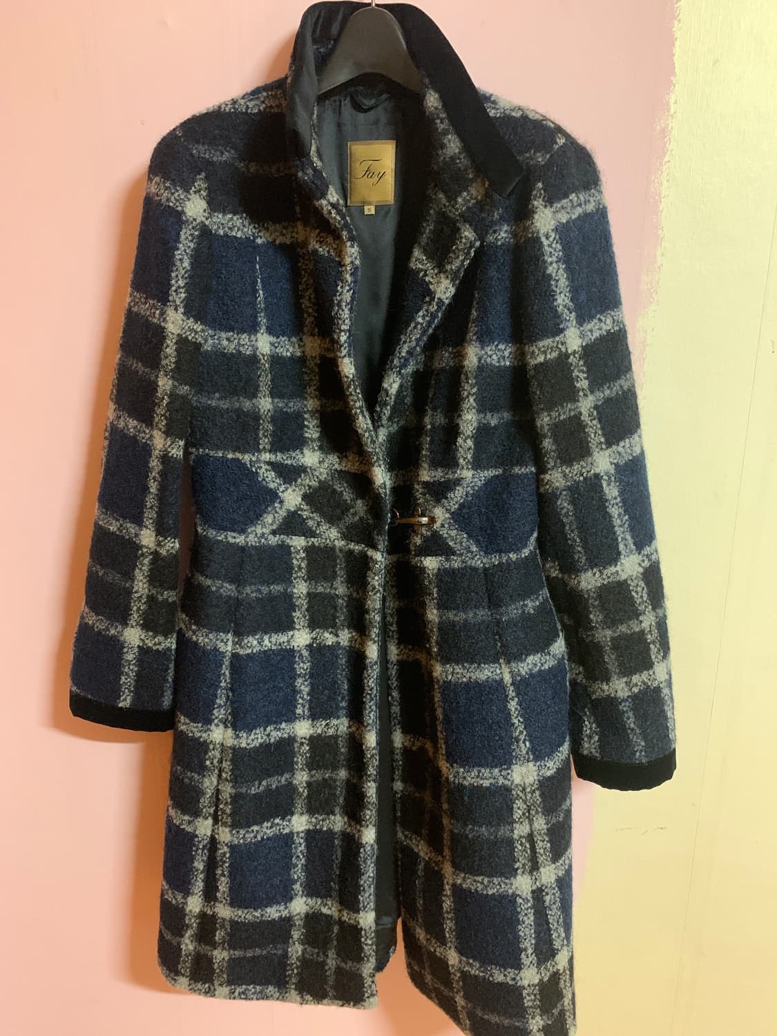 Fay 체크 코트 상품이미지1