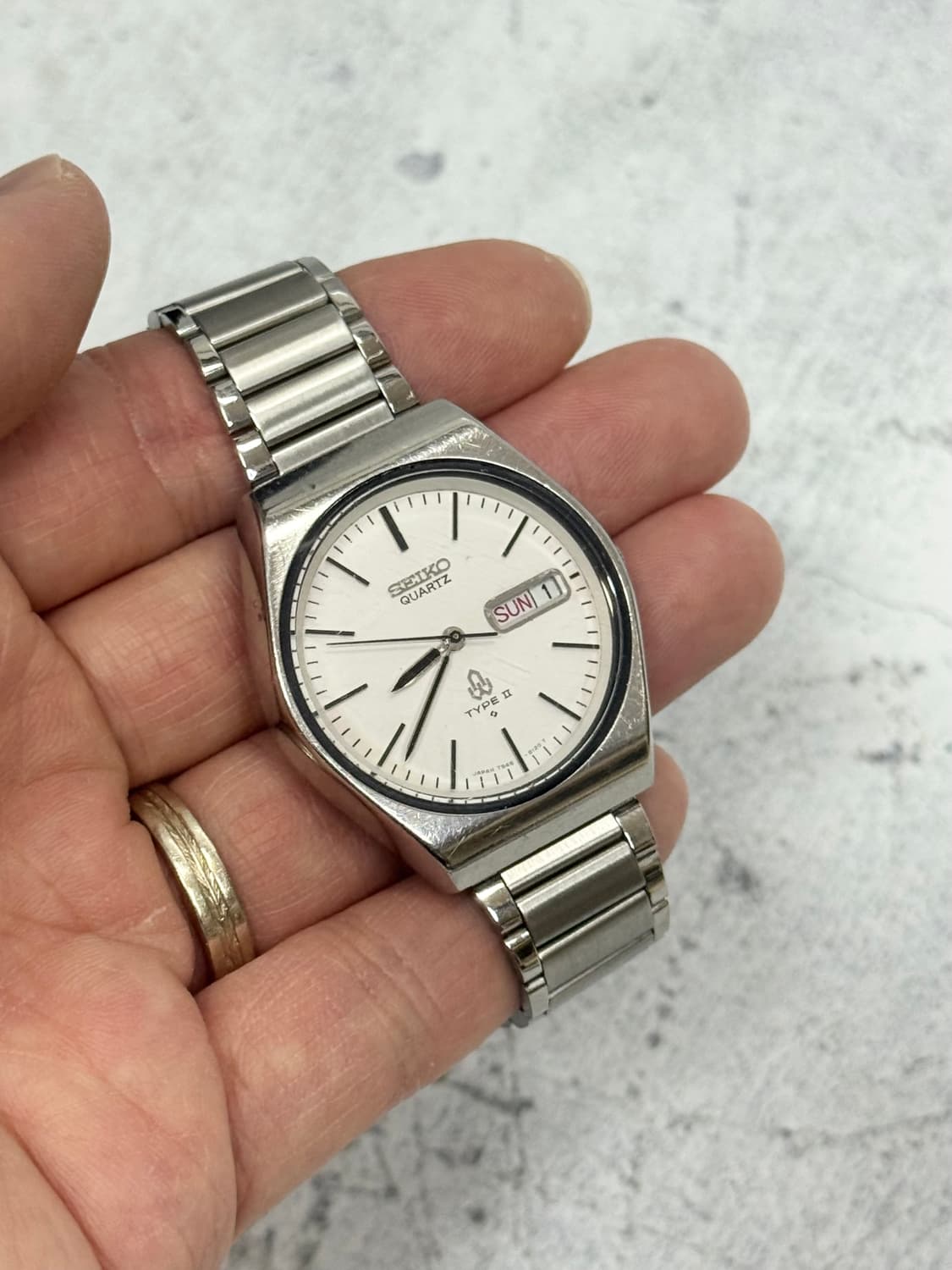 70s 빈티지 세이코 타입 II 쿼츠 상품이미지5