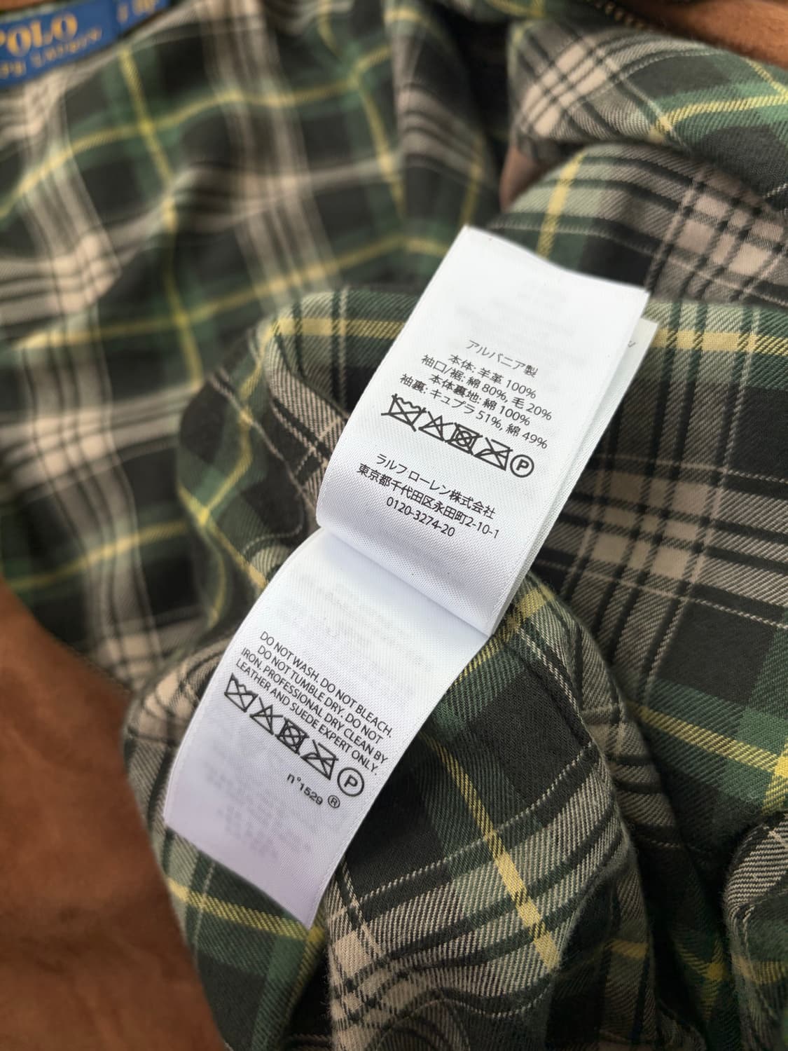 폴로 랄프로렌 A-2 스웨이드 레더 자켓 상품이미지8