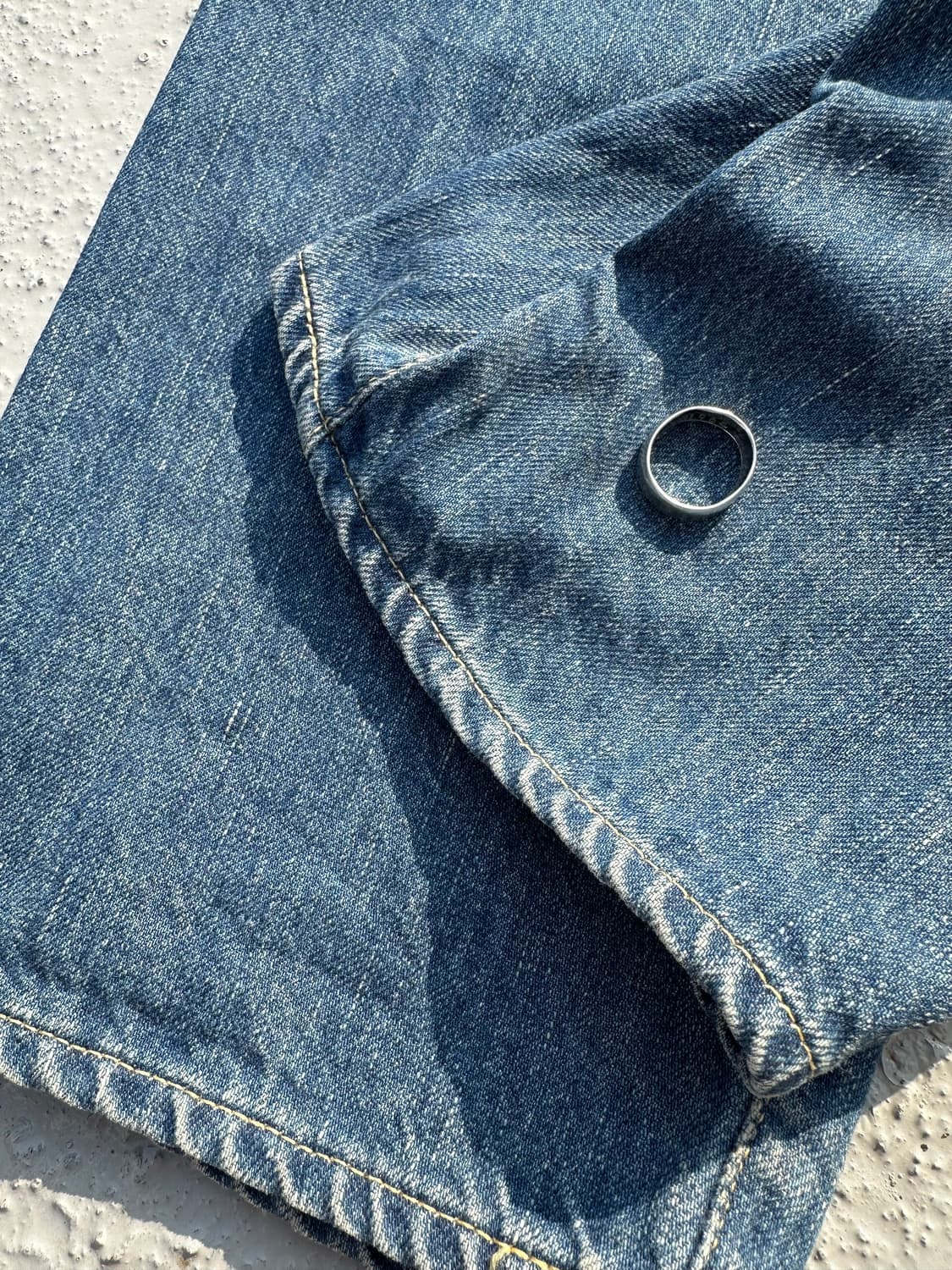 A.Presse 아프레쎄 워시드 와이드 데님 팬츠 30 상품이미지7