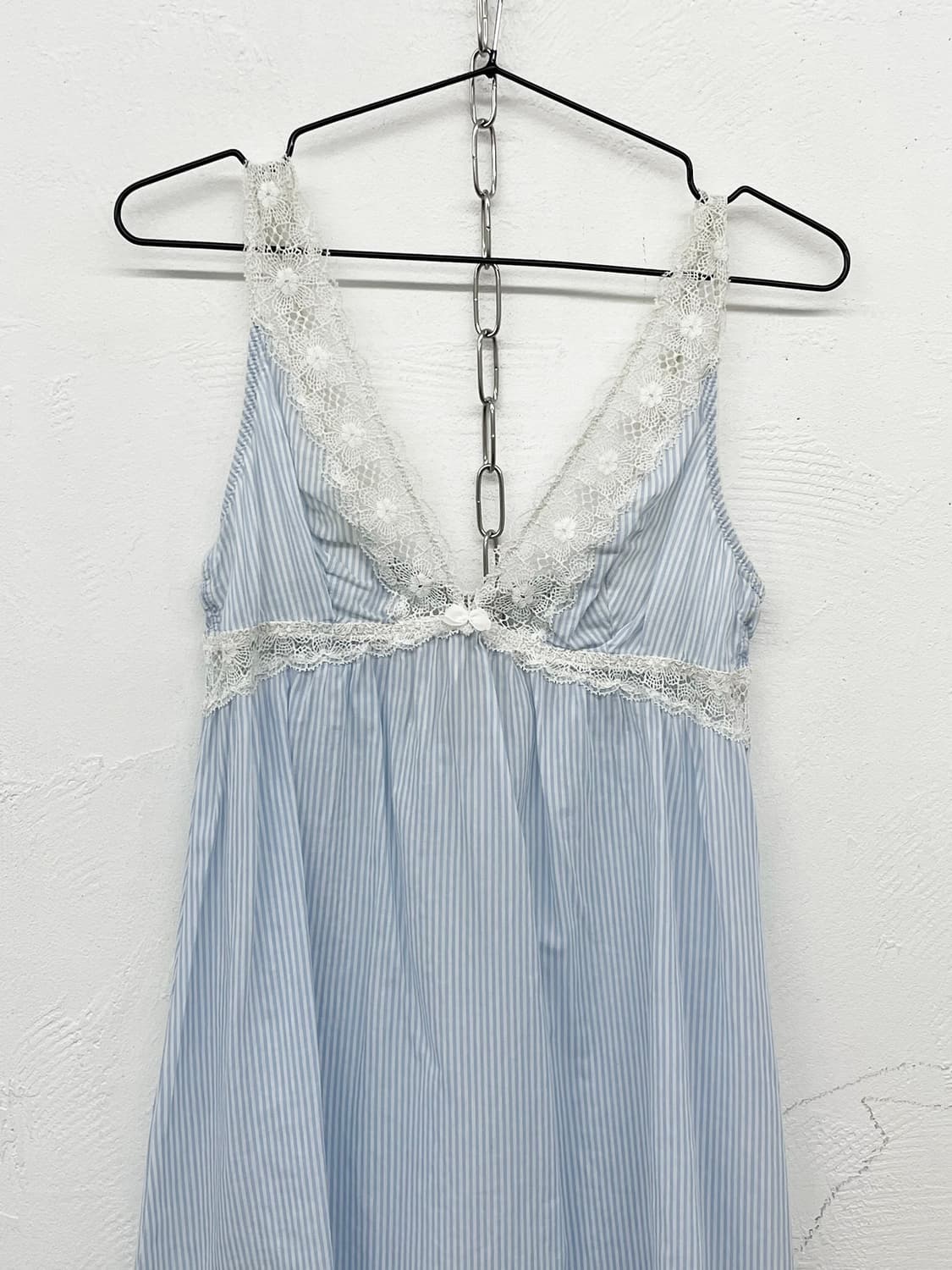 마린 스트라이프 레이스 슬립 상품이미지5