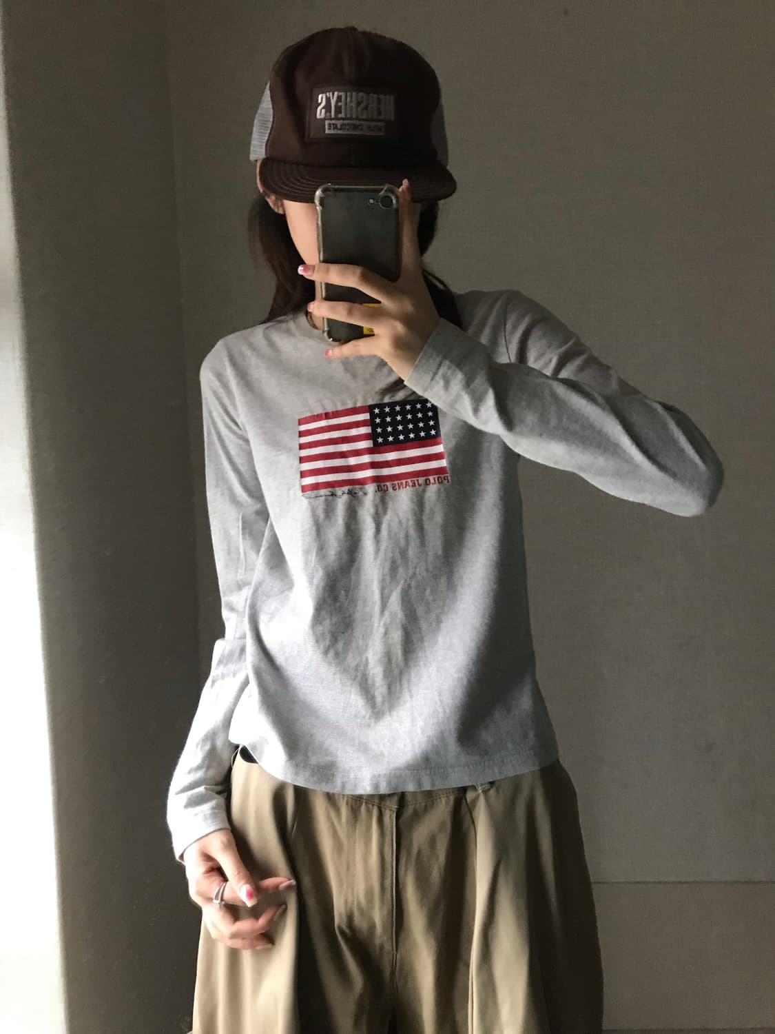폴로 성조기 롱슬리브 상품이미지5