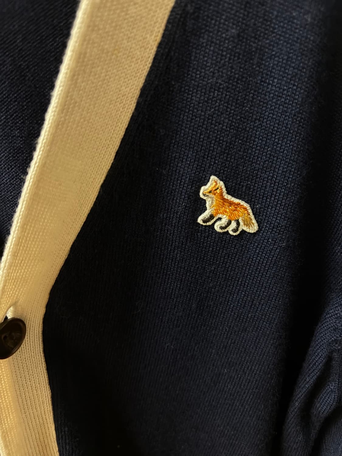 메종키츠네 폭스 헤드 가디건 상품이미지3