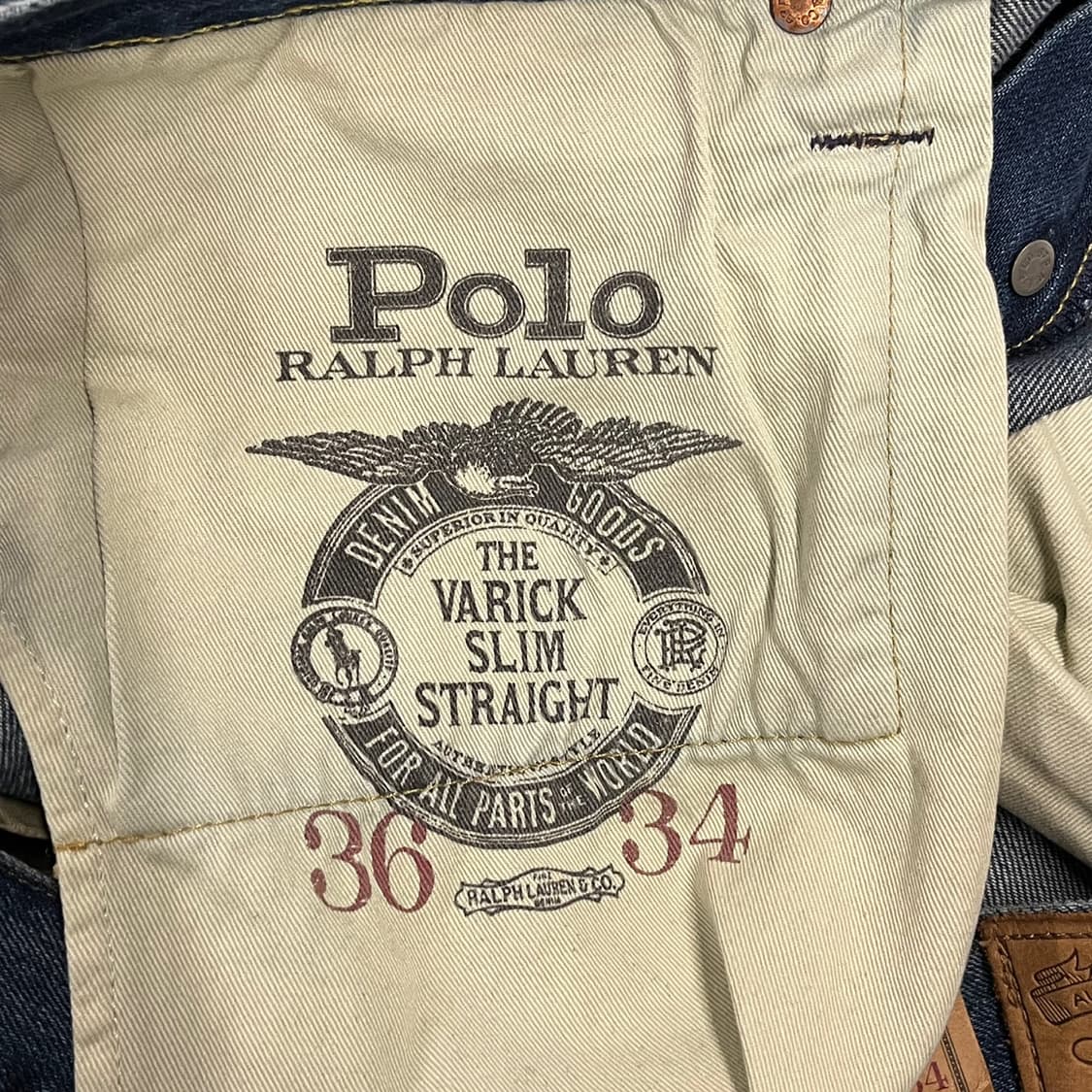 [정품] 폴로 랄프로렌 데미지 워싱 청바지 b8 상품이미지4