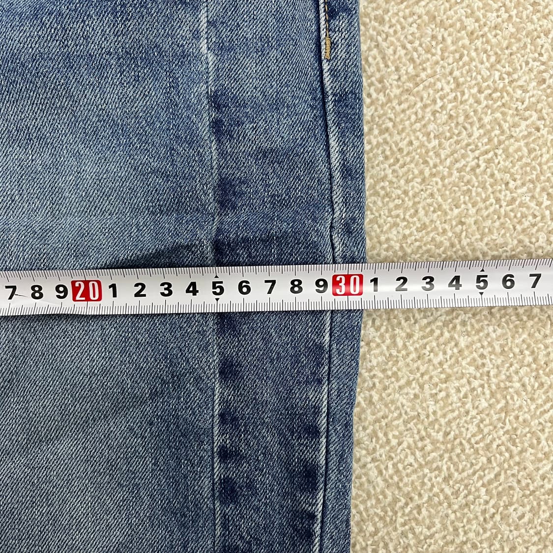 66 새상품 씨씨콜렉트 와이드 데님 0210M 상품이미지6