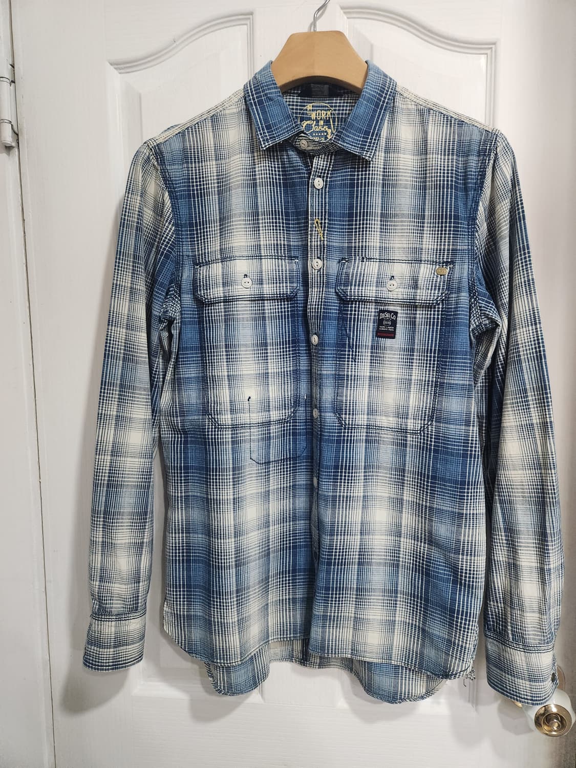 디젤 체크셔츠m 상품이미지1