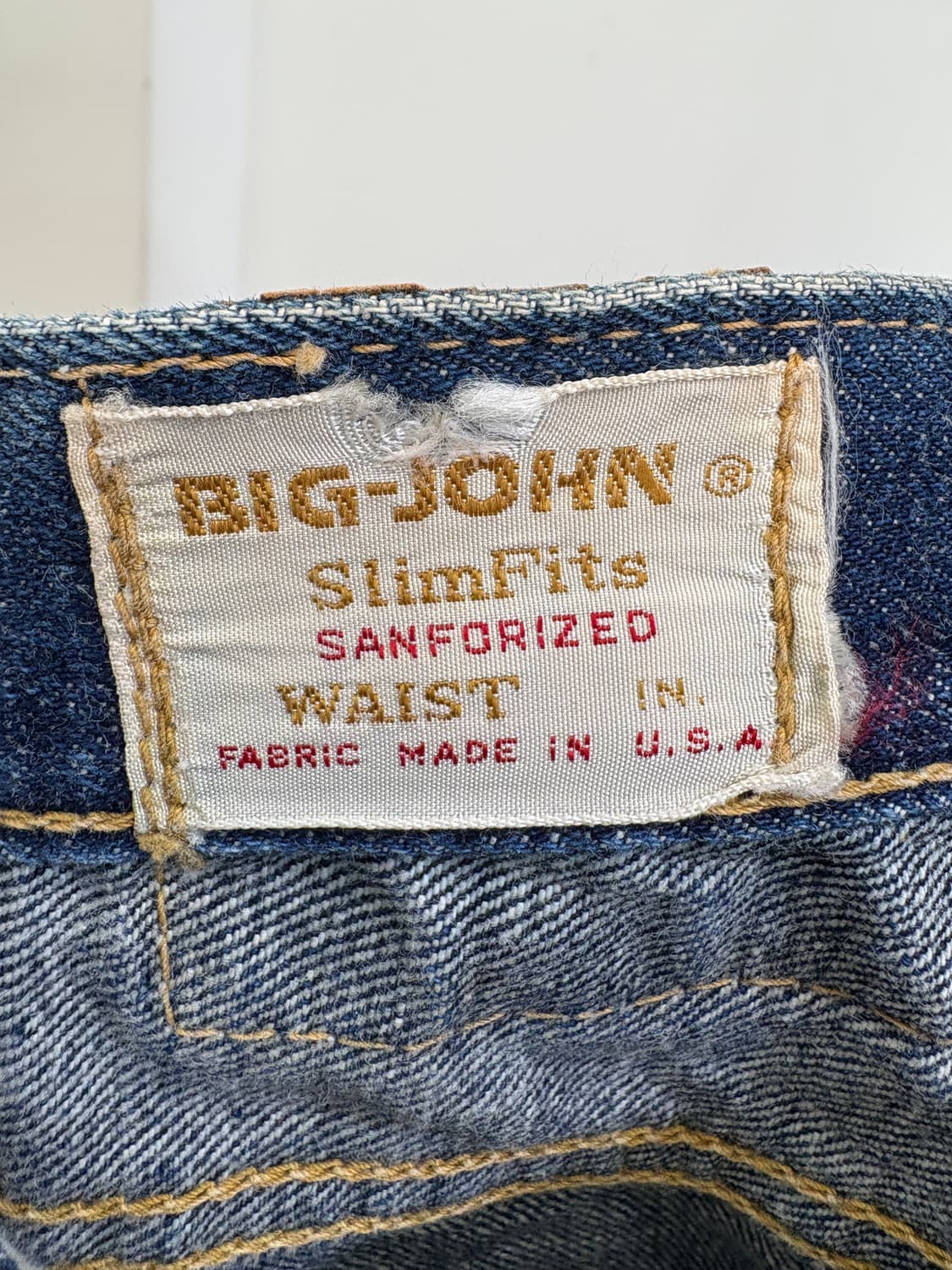 BIG JOHN 부츠컷데님팬츠 상품이미지7