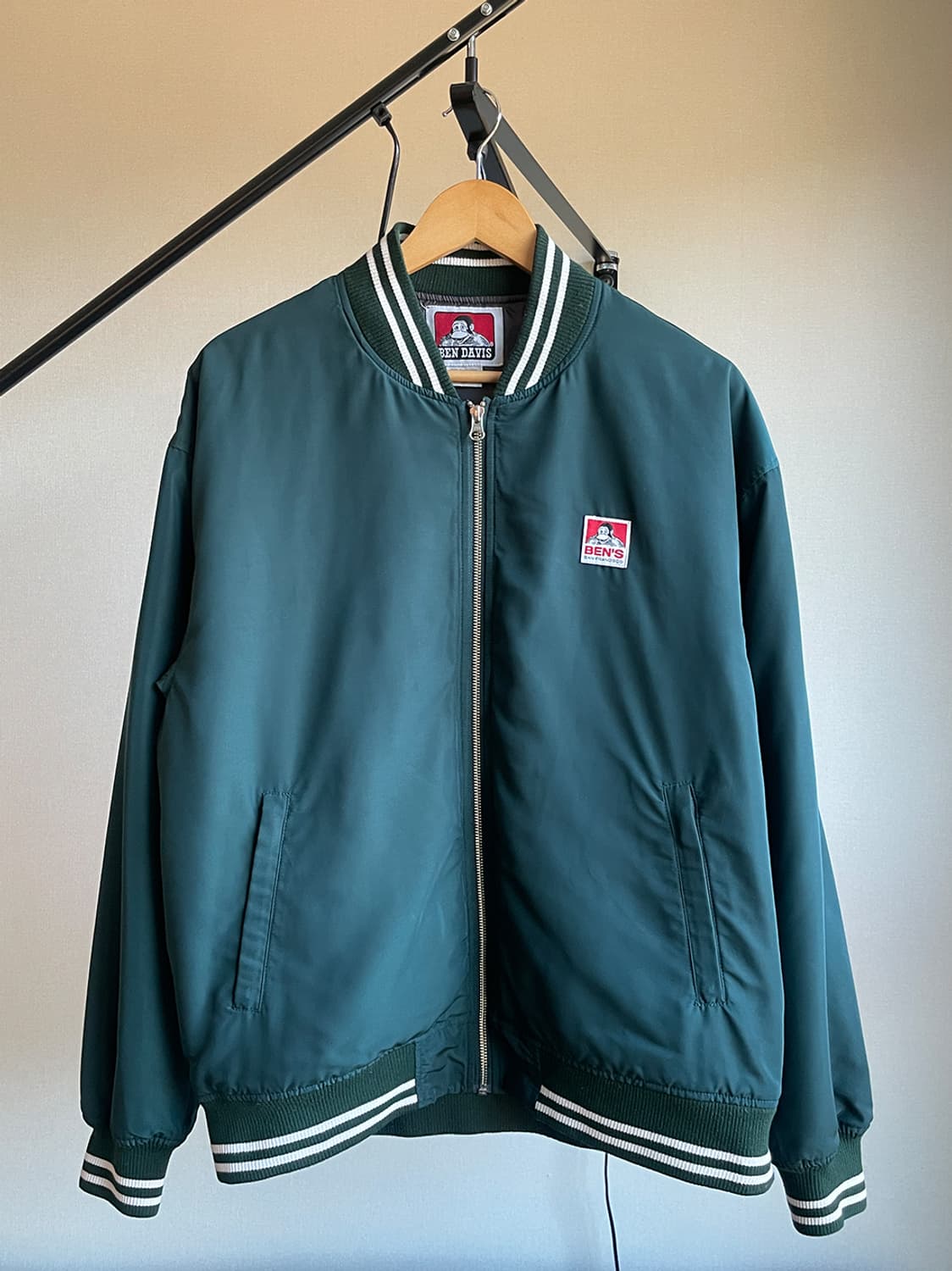 벤 데이비슨 화이트라벨 프린트 블루종 상품이미지2